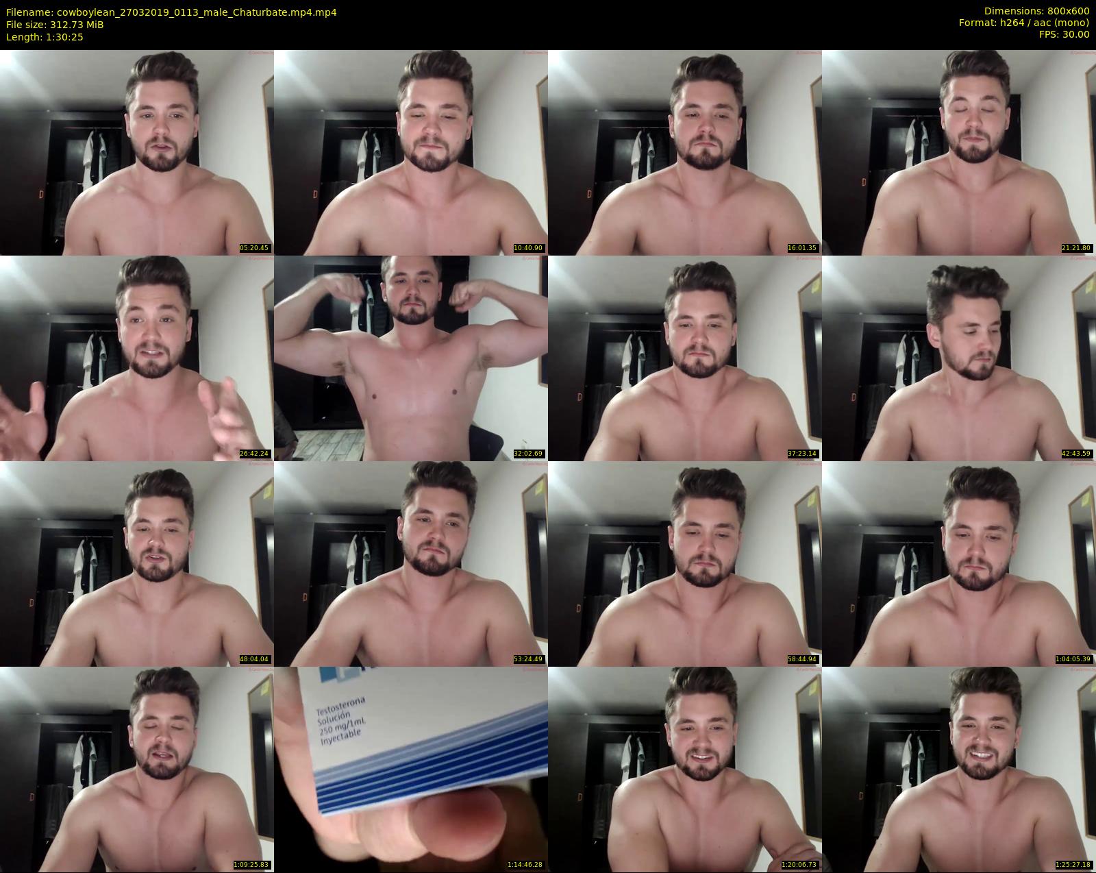 cowboylean — 91 minute Chaturbate male cam show recording, 480p, Mar 27, 2019