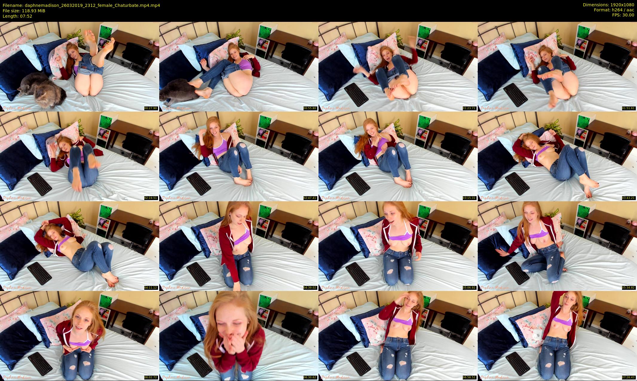 daphnemadison — 8 minute Chaturbate couple cam show recording, 1080p, Mar 26, 2019