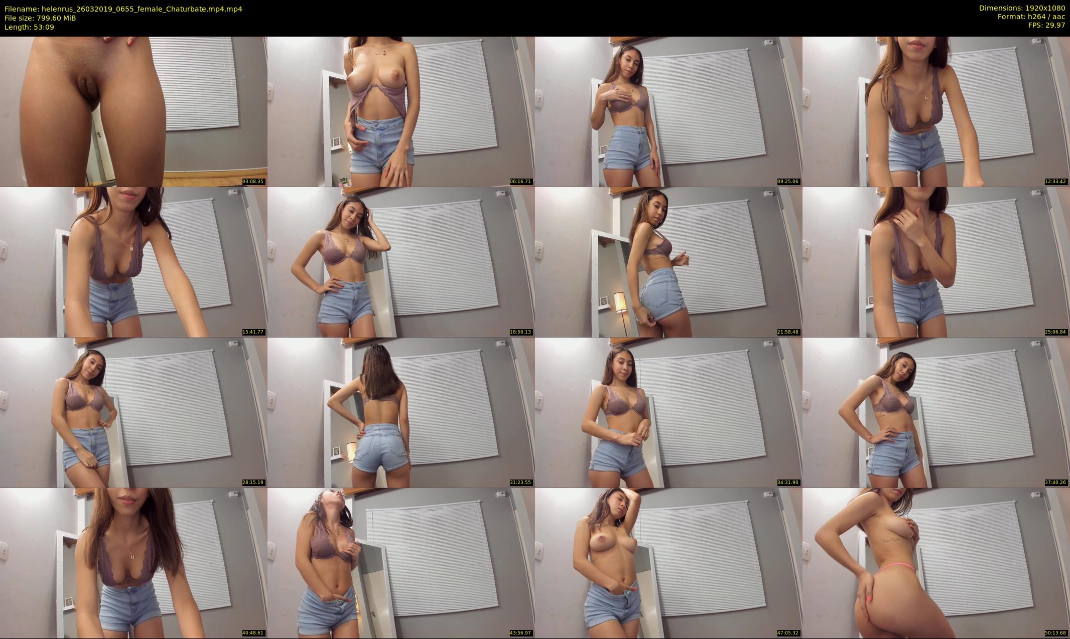 helenrus — 54 minute Chaturbate female cam show recording, 1080p, Mar 26, 2019