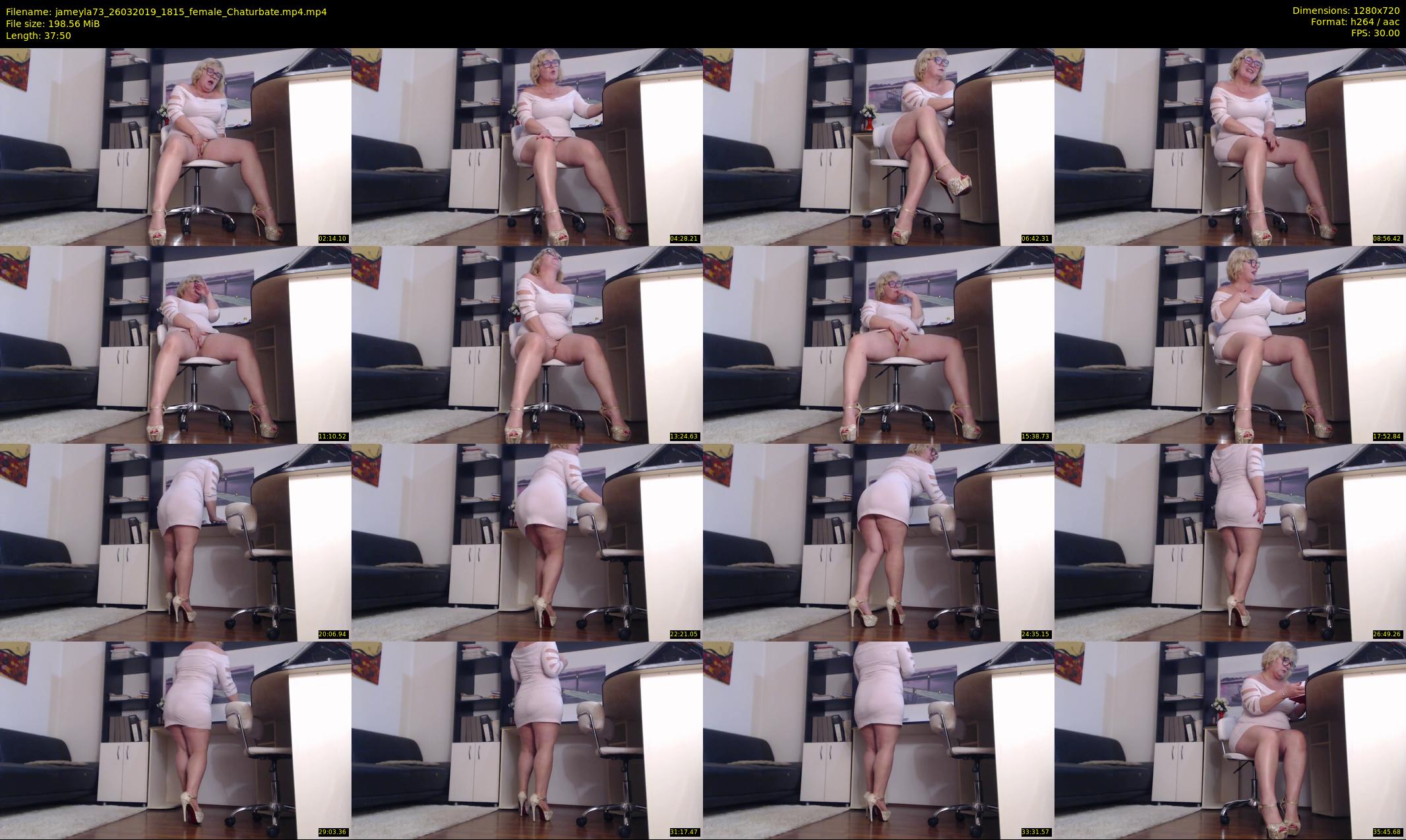 jameyla73 — 38 minute Chaturbate female cam show recording, 720p, Mar 26, 2019