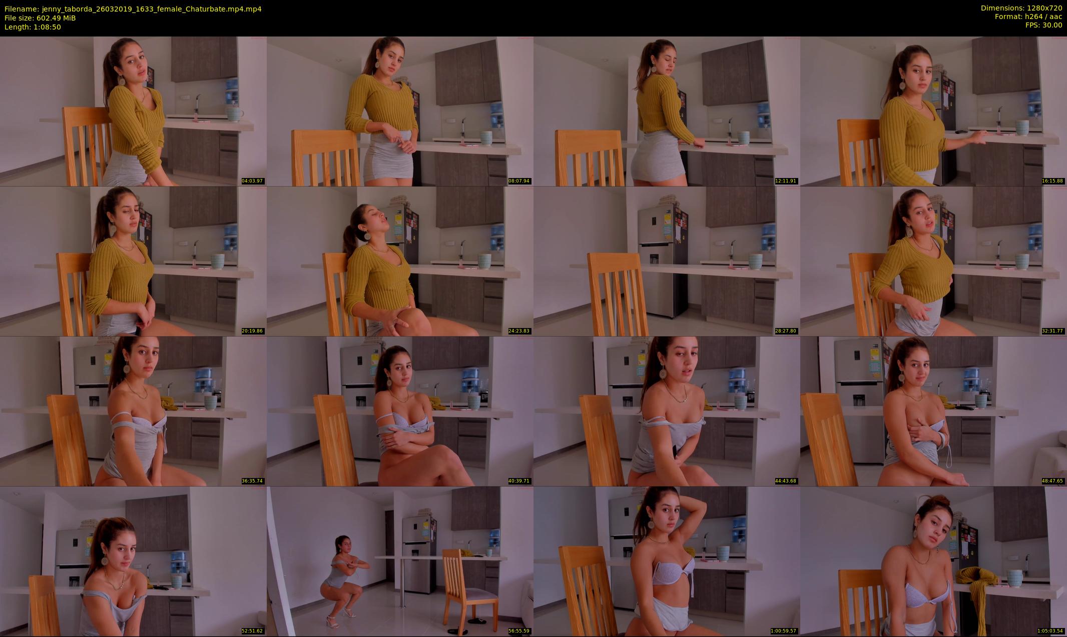 jenny_taborda — 69 minute Chaturbate female cam show recording, 720p, Mar 26, 2019