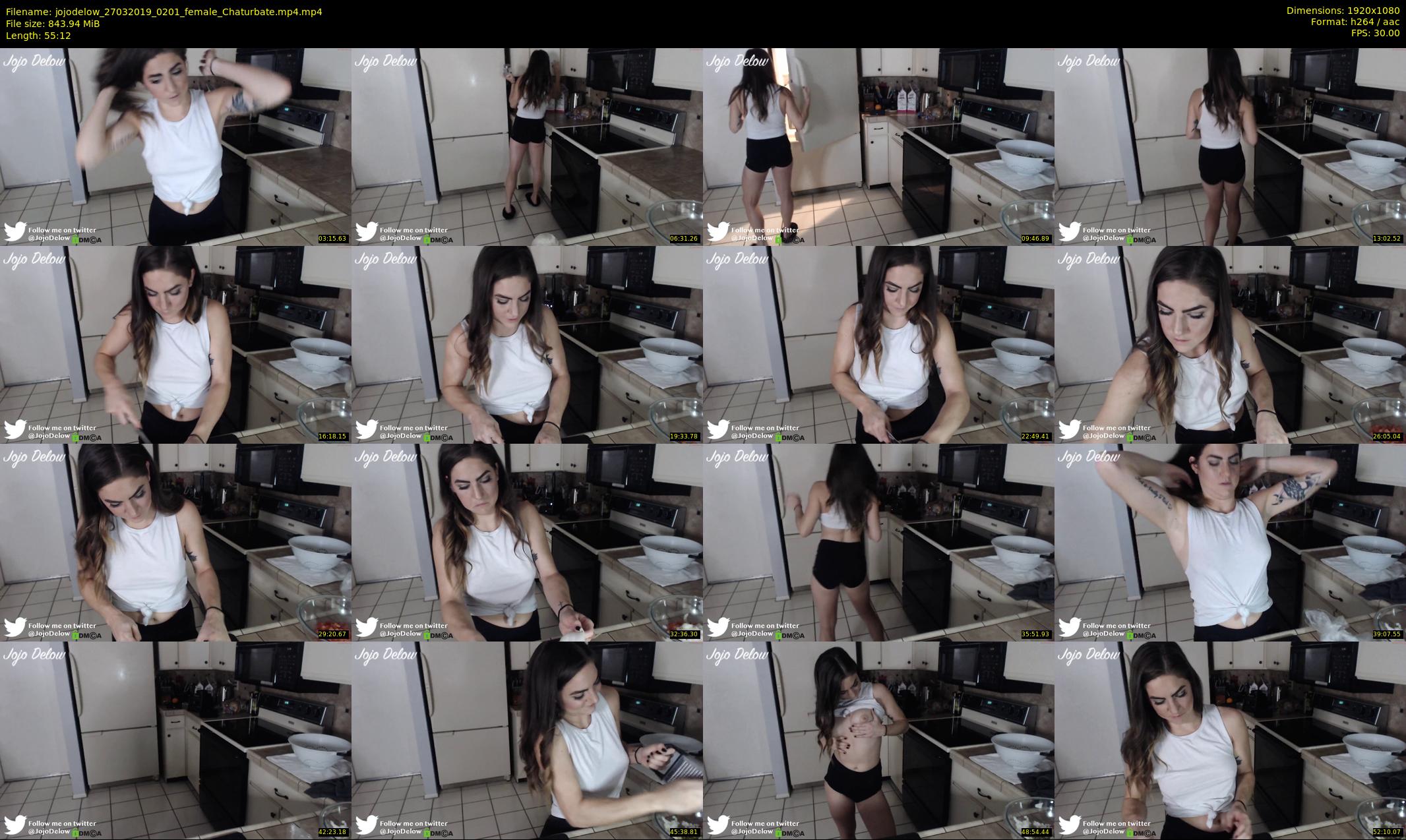 jojodelow — 56 minute Chaturbate female cam show recording, 1080p, Mar 27, 2019