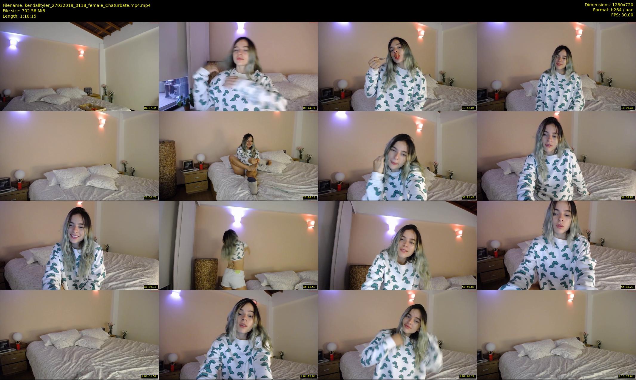 kendalltyler — 79 minute Chaturbate female cam show recording, 720p, Mar 27, 2019