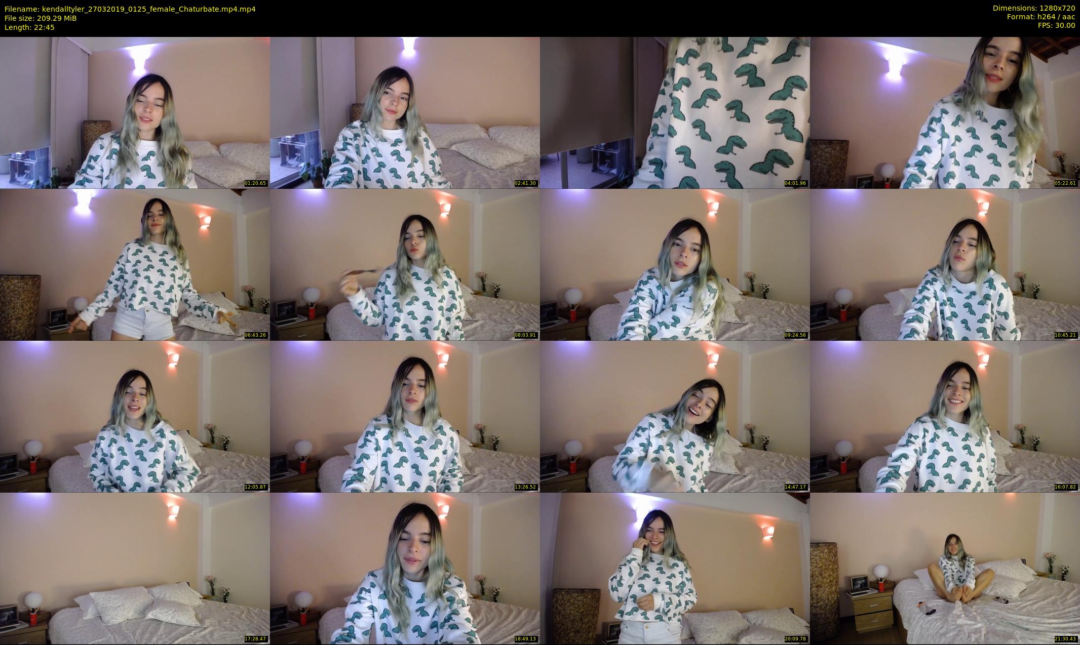 kendalltyler — 23 minute Chaturbate female cam show recording, 720p, Mar 27, 2019
