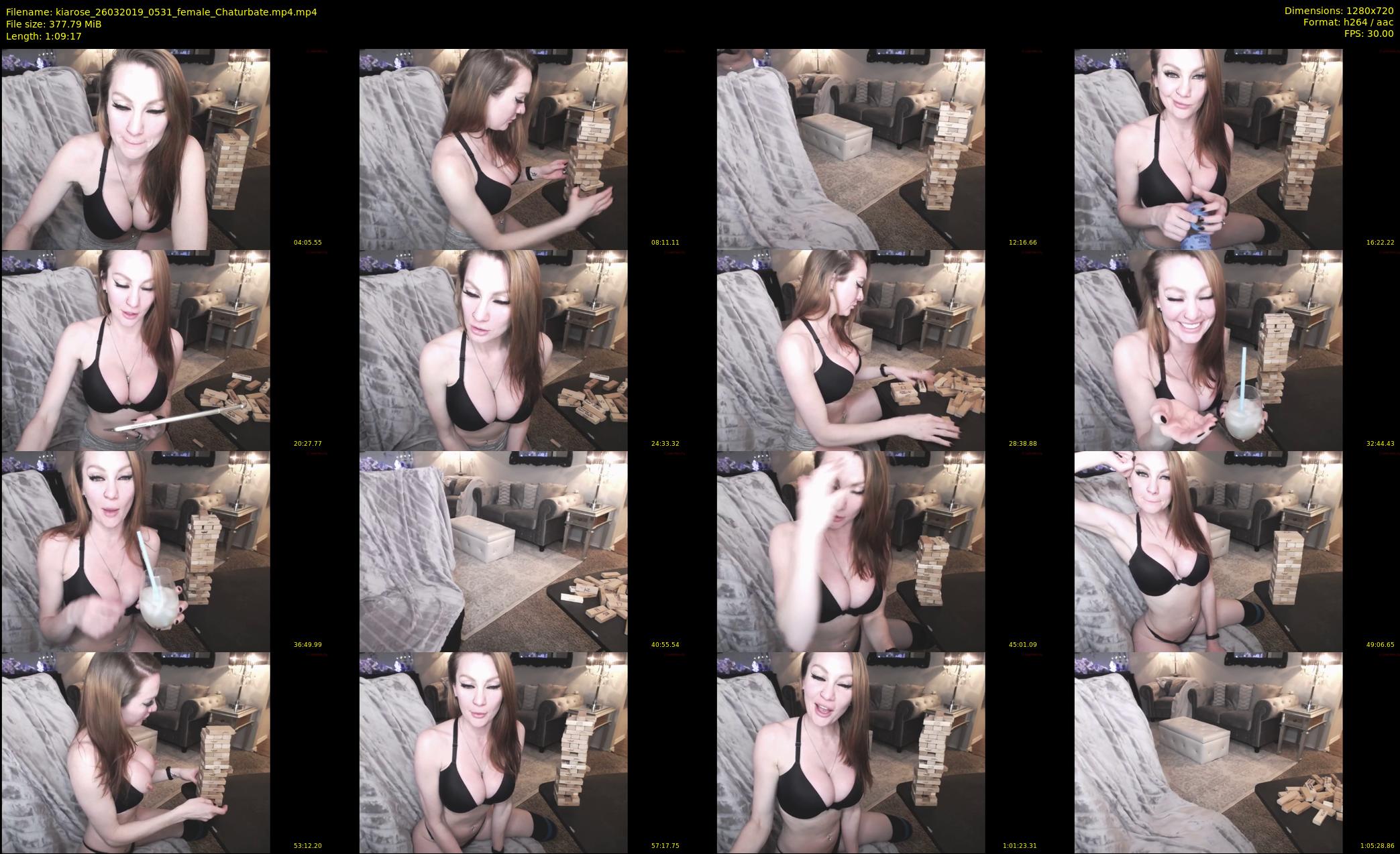 kiarose — 70 minute Chaturbate female cam show recording, 720p, Mar 26, 2019