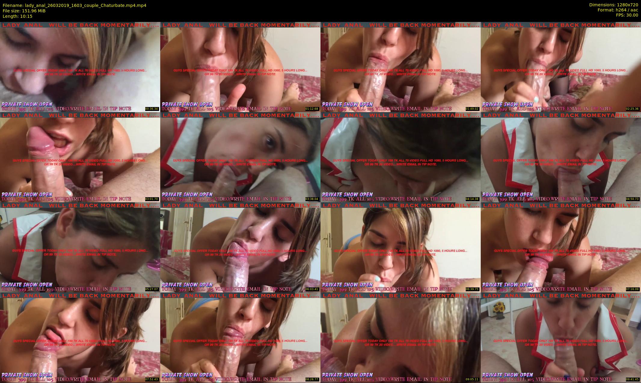 lady_anal — 11 minute Chaturbate female cam show recording, 720p, Mar 26, 2019