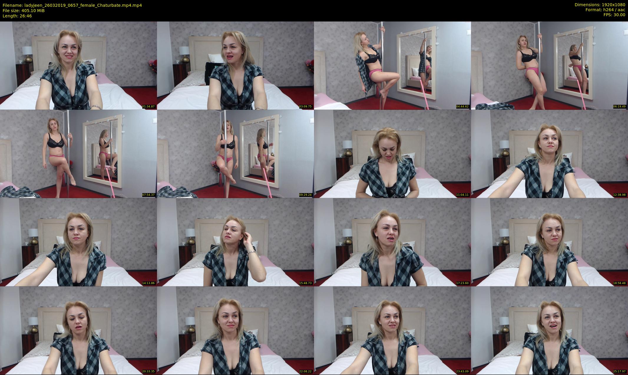 ladyjeen — 27 minute Chaturbate female cam show recording, 1080p, Mar 26, 2019