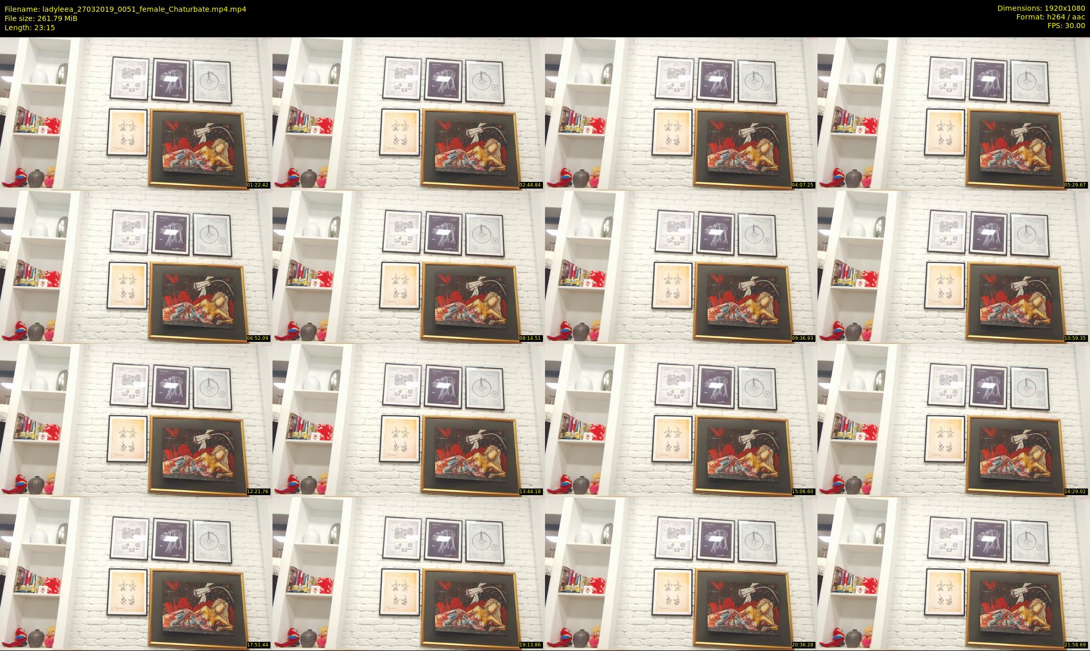 ladyleea — 24 minute Chaturbate female cam show recording, 1080p, Mar 27, 2019