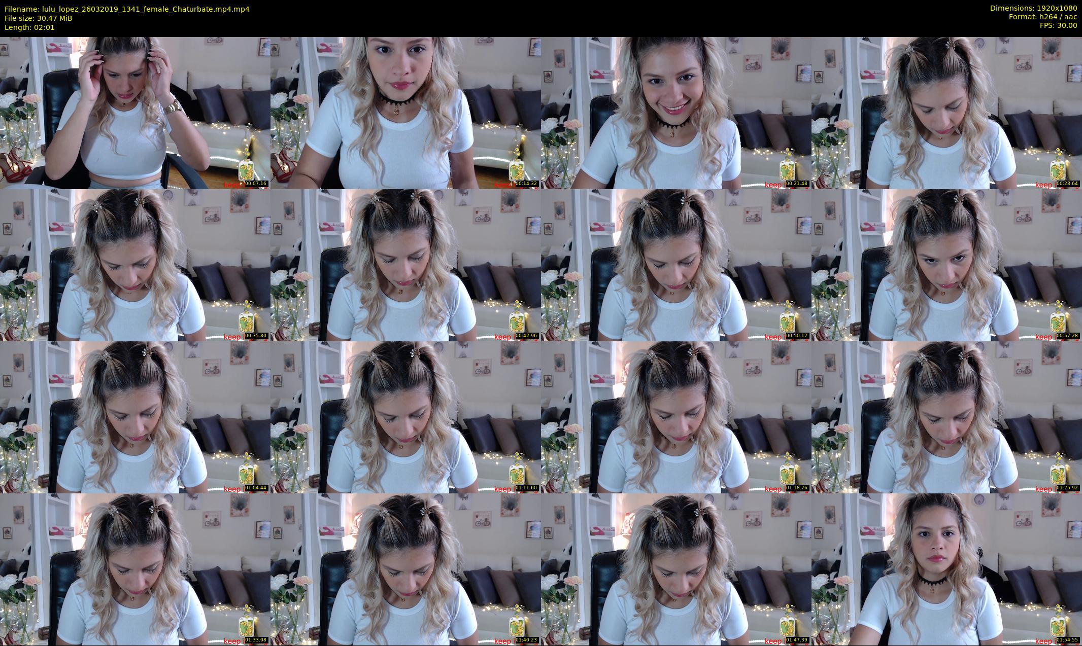 lulu_lopez — 3 minute Chaturbate female cam show recording, 1080p, Mar 26, 2019