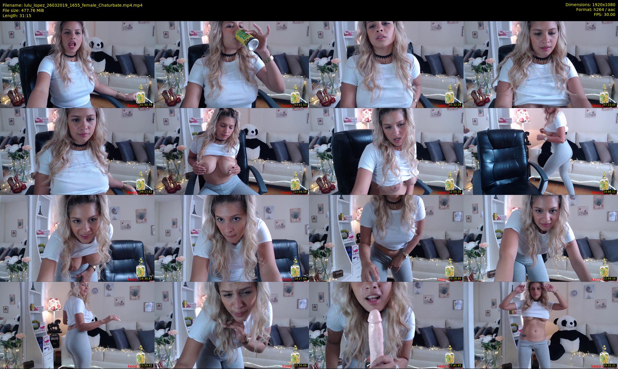 lulu_lopez — 32 minute Chaturbate female cam show recording, 1080p, Mar 26, 2019
