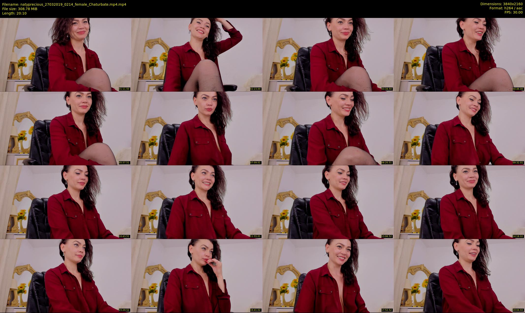 natyprecious — 21 minute Chaturbate female cam show recording, 4K, Mar 27, 2019