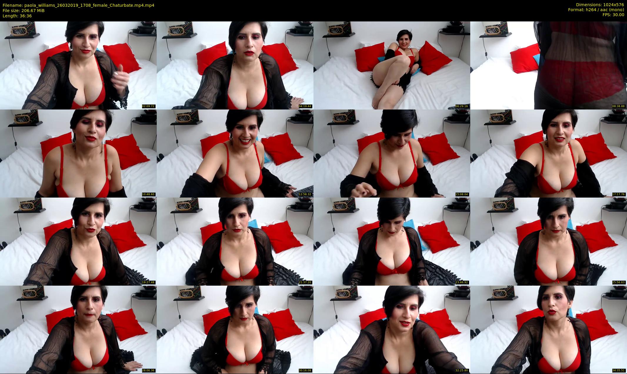 paola_williams — 37 minute Chaturbate female cam show recording, 480p, Mar 26, 2019