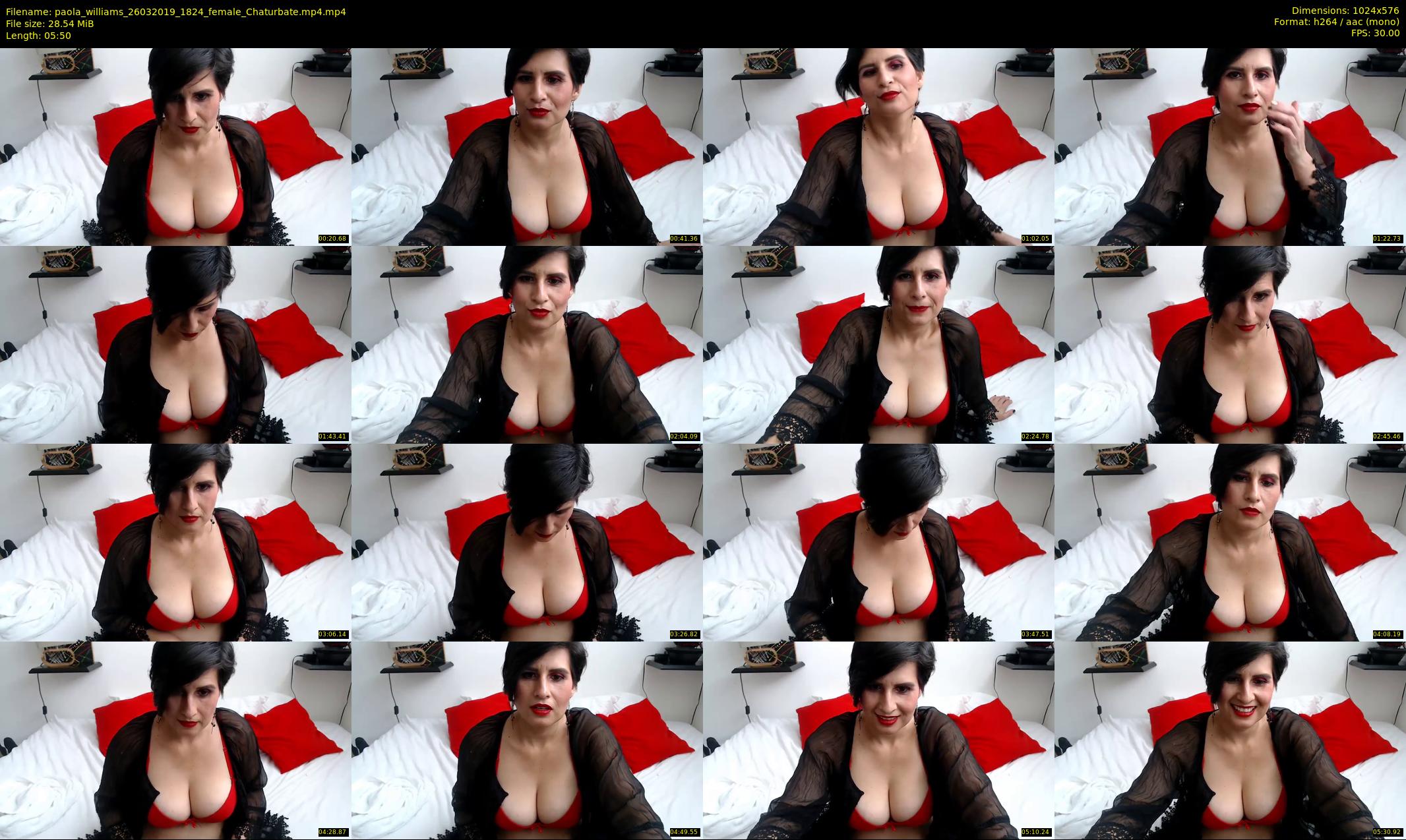 paola_williams — 6 minute Chaturbate female cam show recording, 480p, Mar 26, 2019