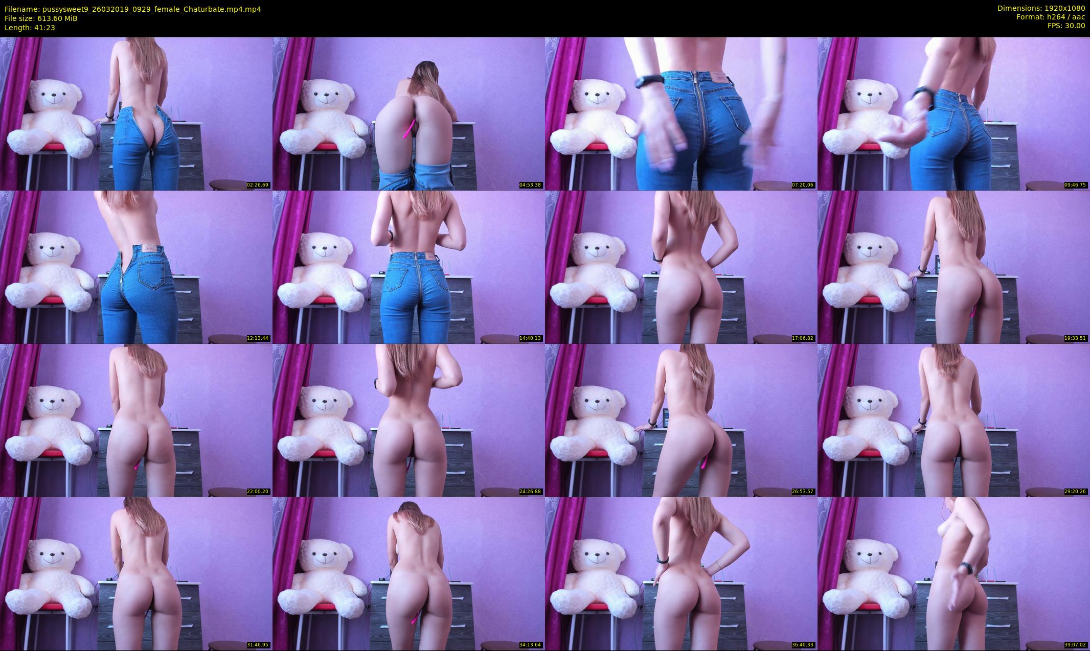 pussysweet9 — 42 minute Chaturbate female cam show recording, 1080p, Mar 26, 2019