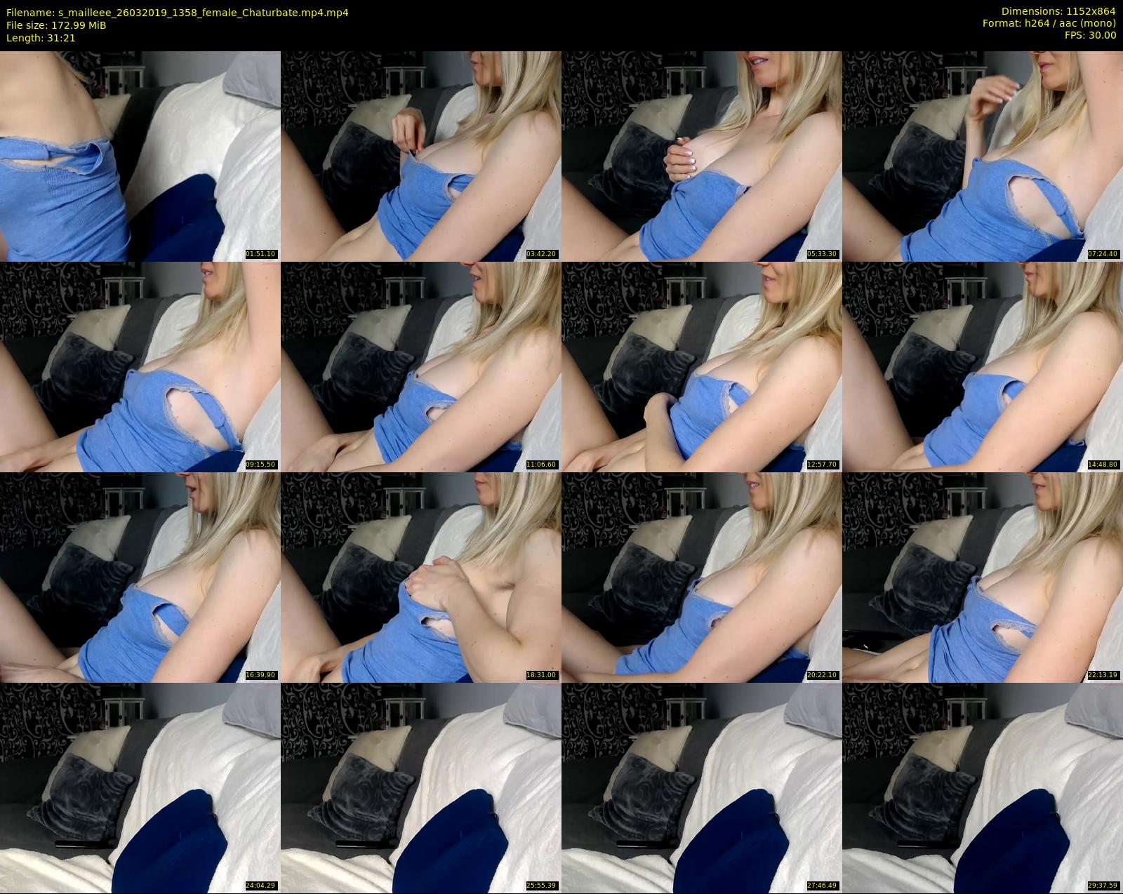 s_mailleee — 32 minute Chaturbate female cam show recording, 720p, Mar 26, 2019