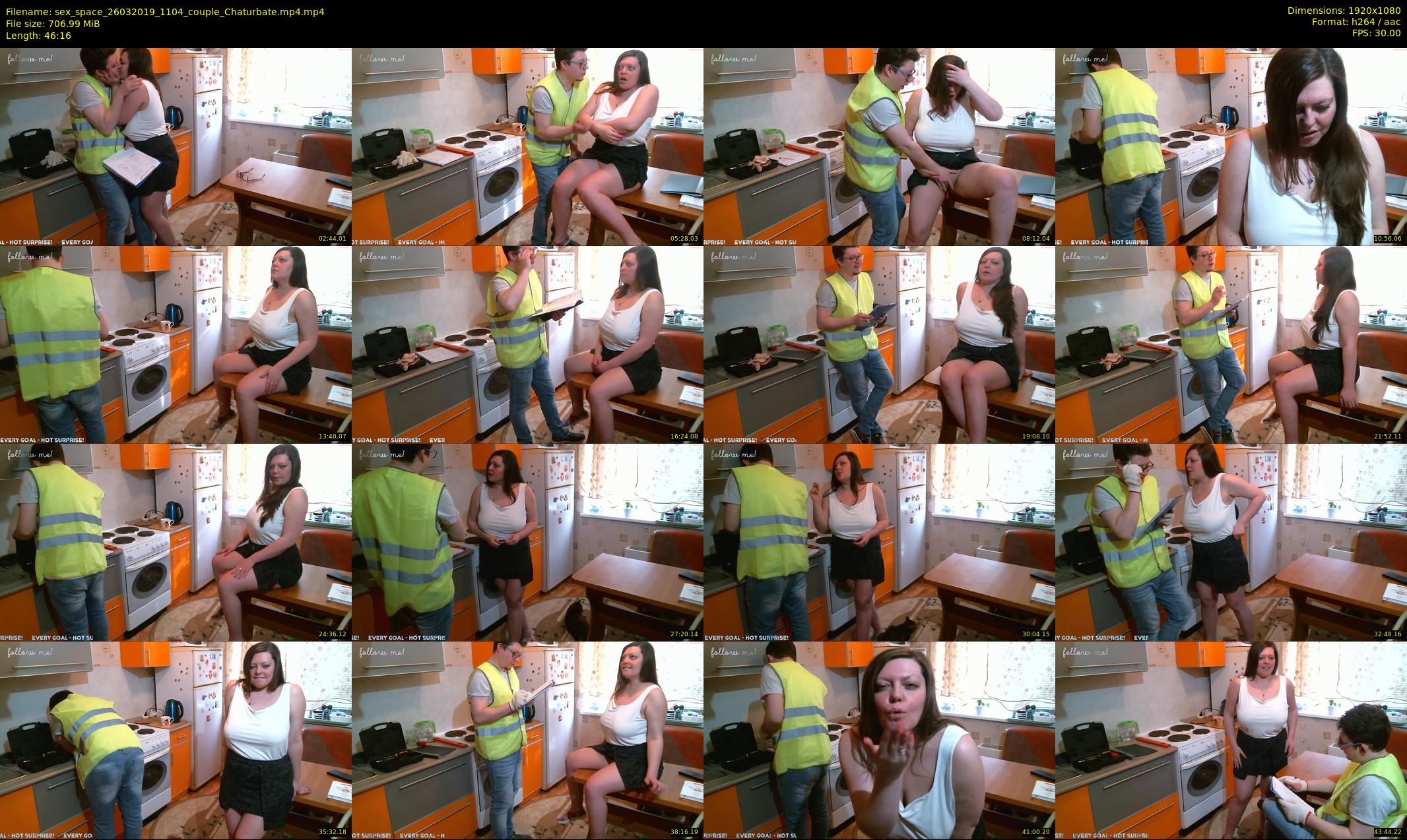 sex_space — 47 minute Chaturbate couple cam show recording, 1080p, Mar 26, 2019