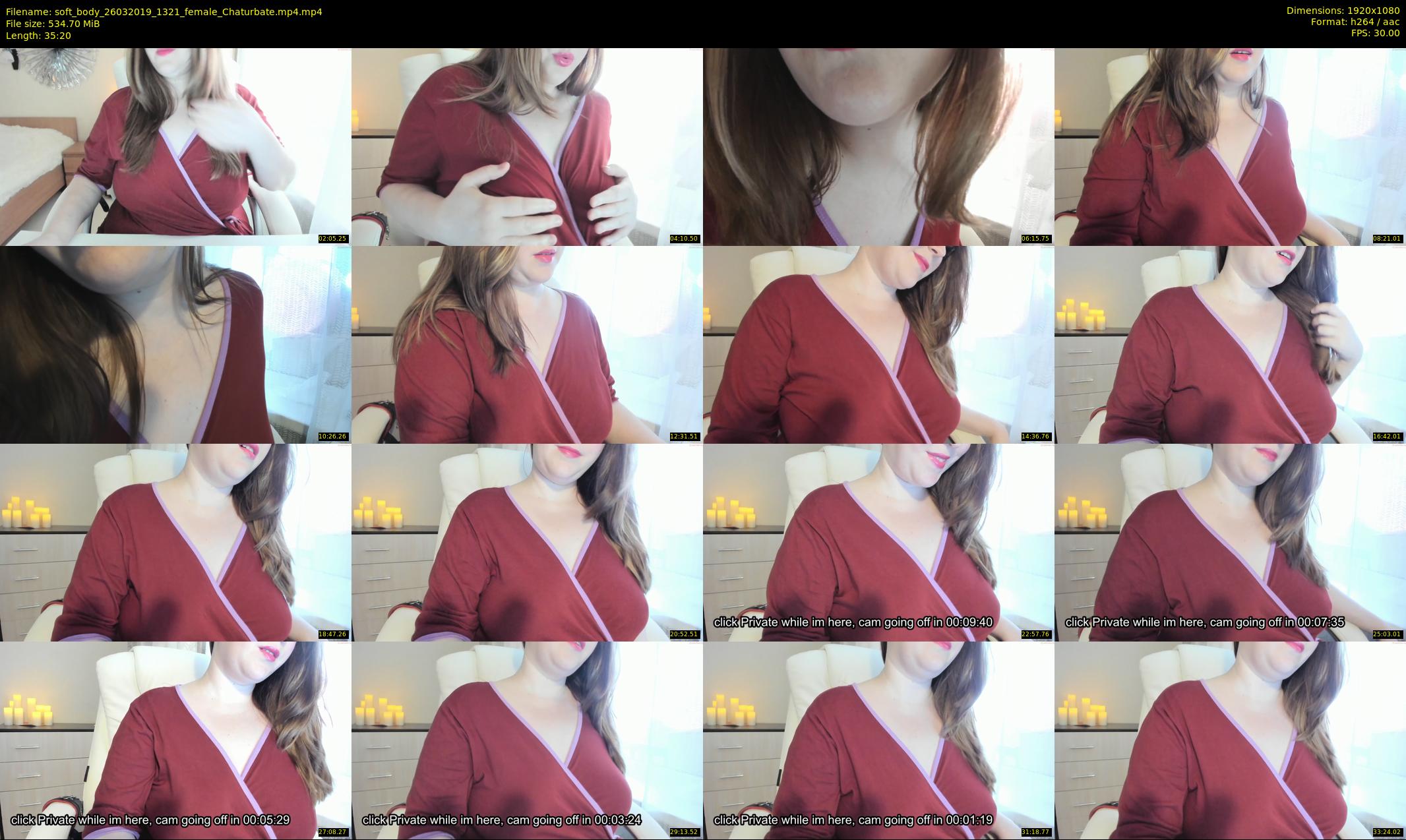 soft_body — 36 minute Chaturbate female cam show recording, 1080p, Mar 26, 2019