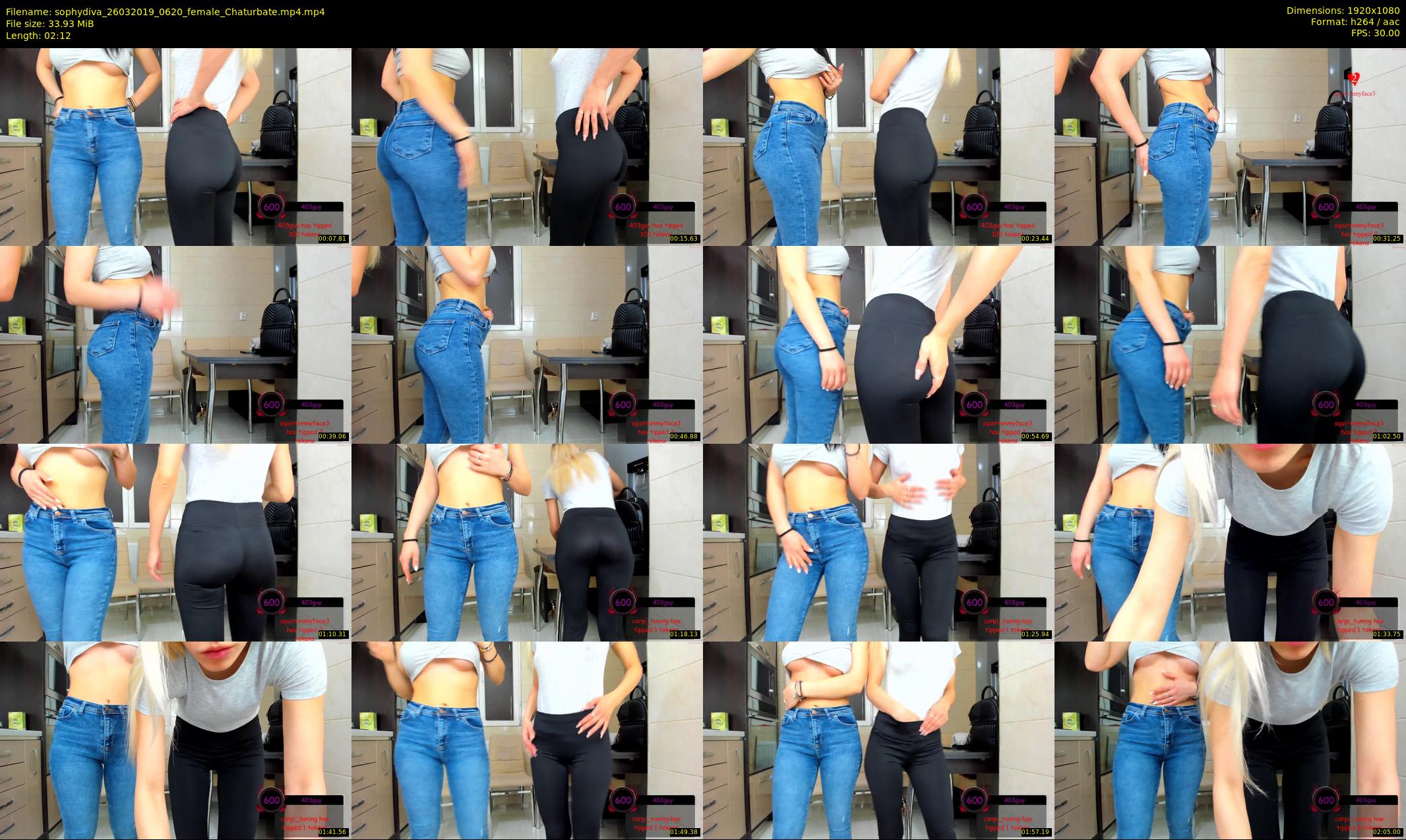 sophydiva — 3 minute Chaturbate female cam show recording, 1080p, Mar 26, 2019