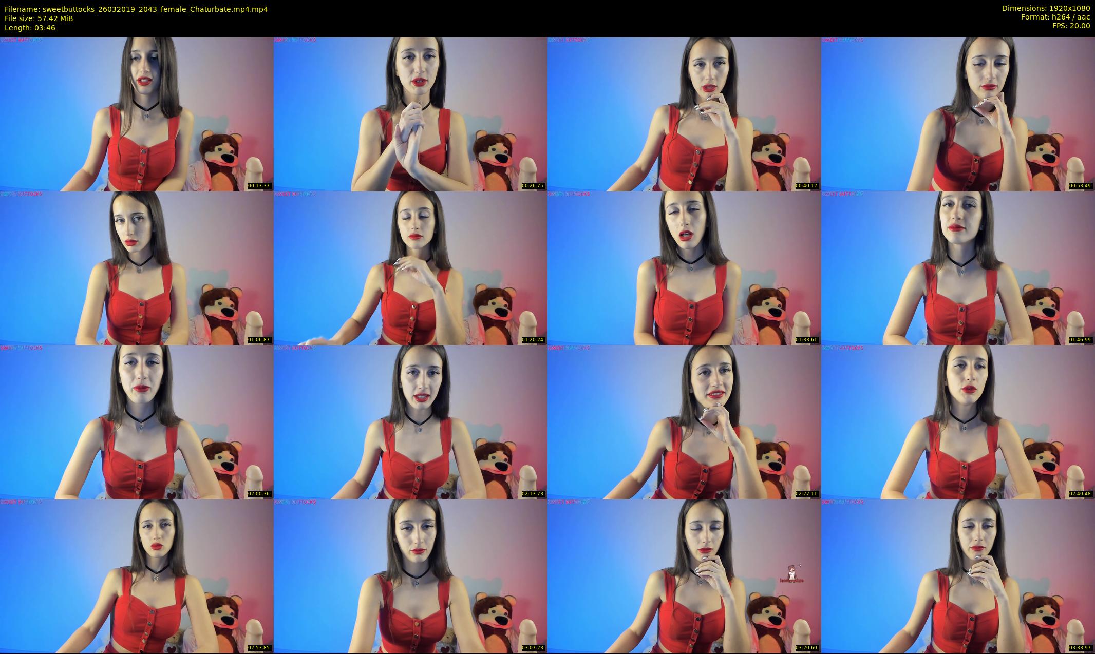 sweetbuttocks — 4 minute Chaturbate female cam show recording, 1080p, Mar 26, 2019