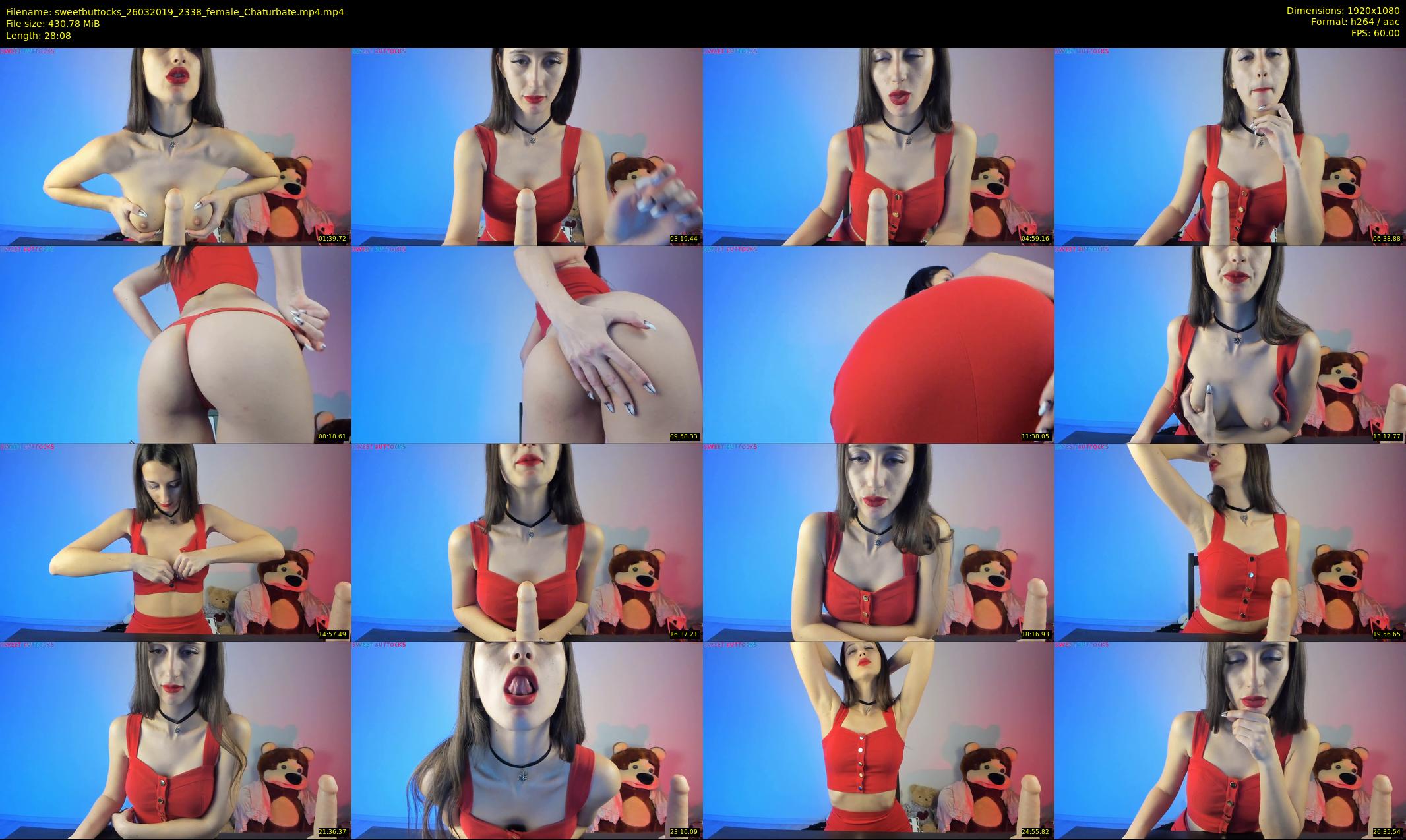 sweetbuttocks — 29 minute Chaturbate female cam show recording, 1080p, Mar 26, 2019