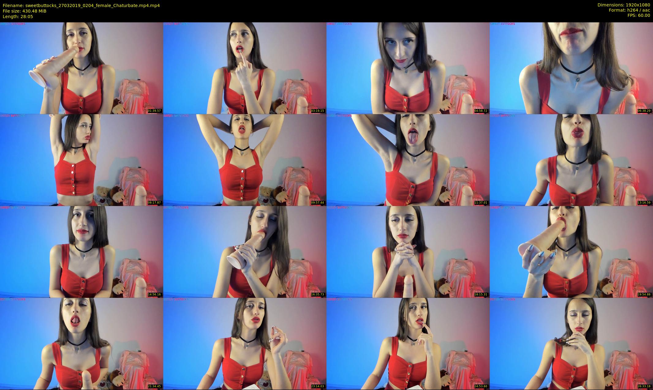 sweetbuttocks — 29 minute Chaturbate female cam show recording, 1080p, Mar 27, 2019