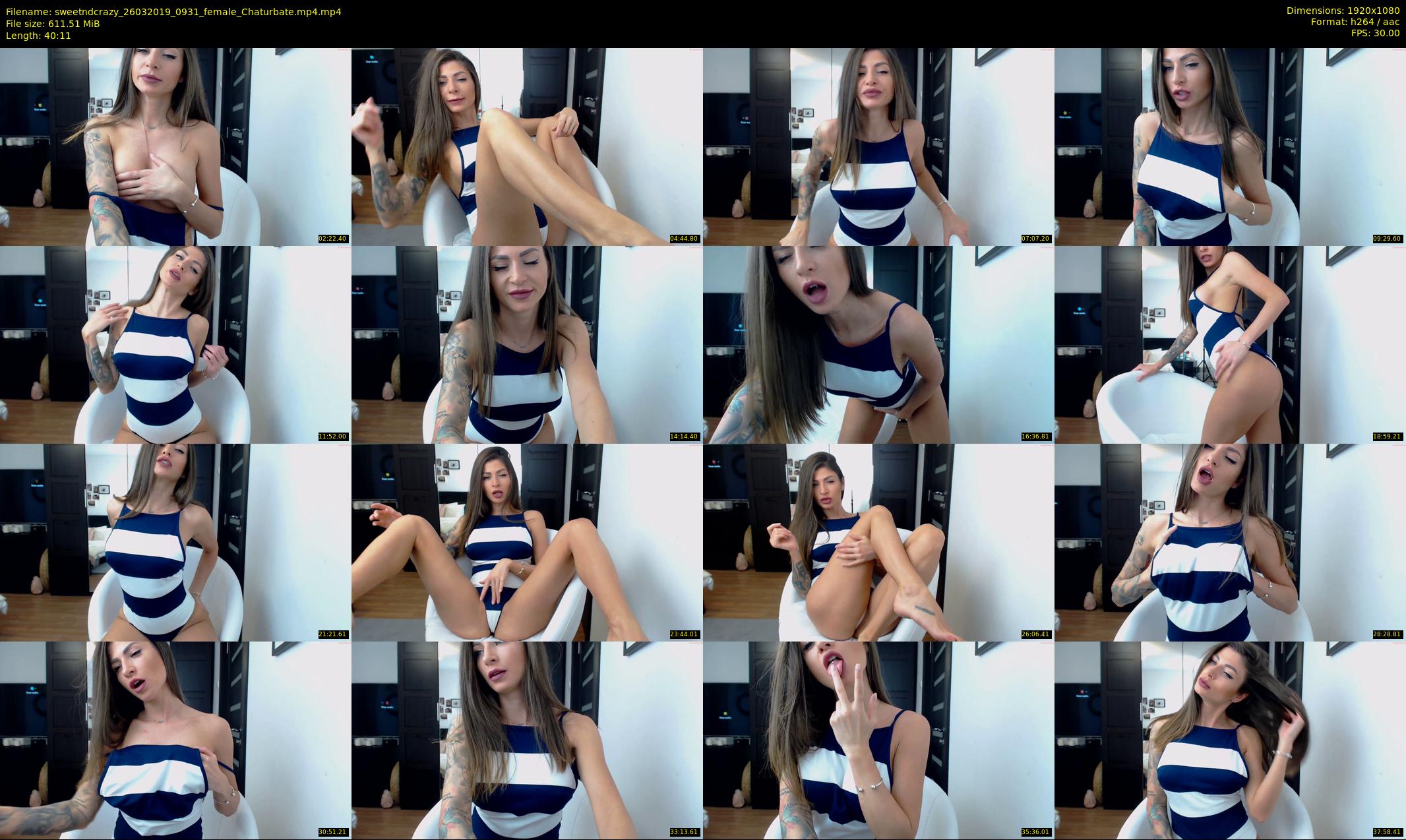 sweetndcrazy — 41 minute Chaturbate female cam show recording, 1080p, Mar 26, 2019
