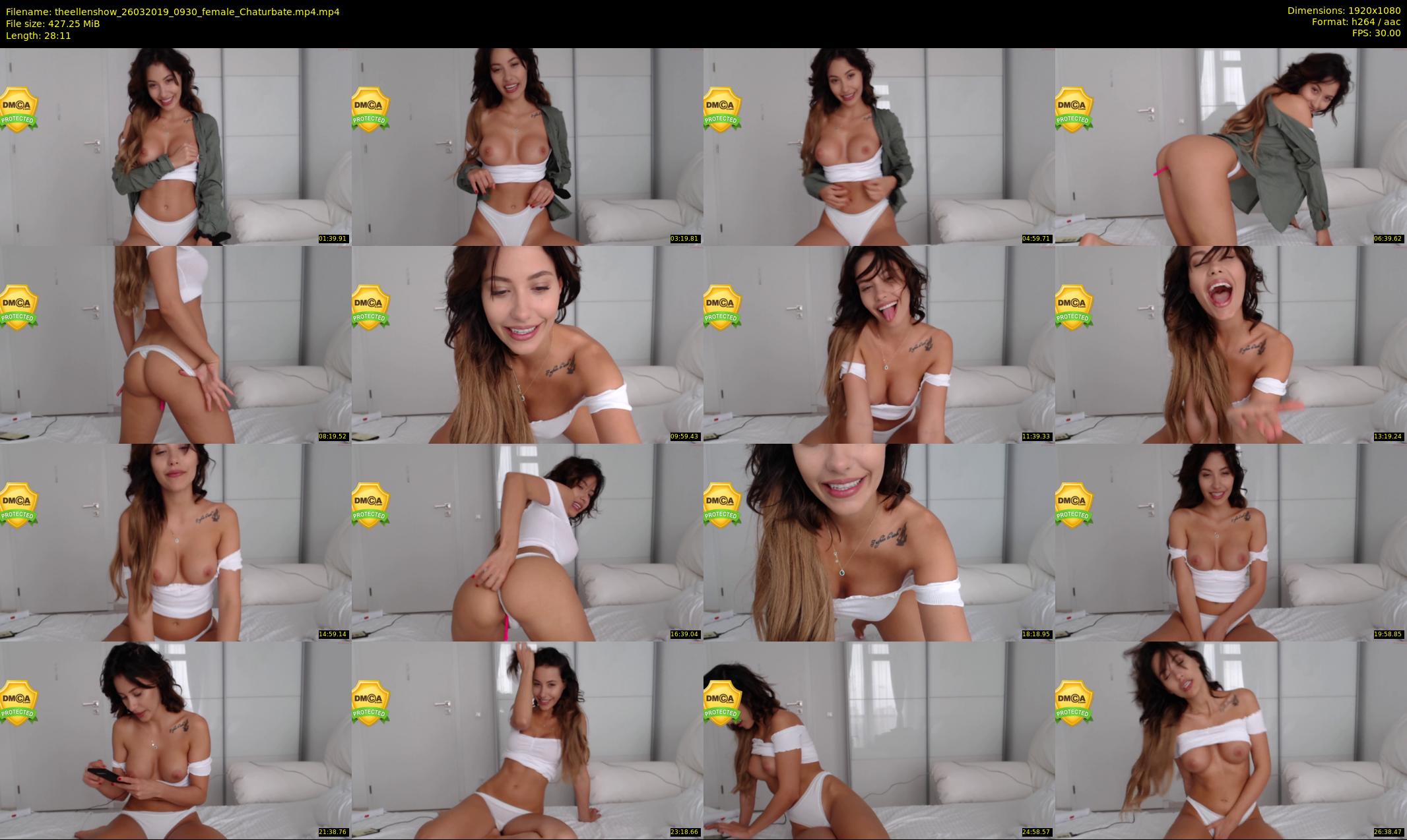 theellenshow — 29 minute Chaturbate female cam show recording, 1080p, Mar 26, 2019