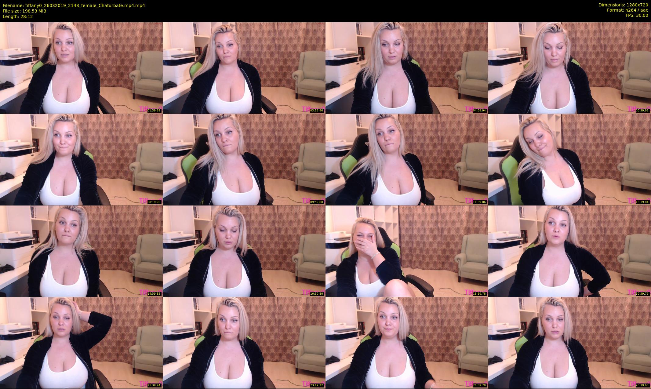 tiffany0 — 29 minute Chaturbate female cam show recording, 720p, Mar 26, 2019