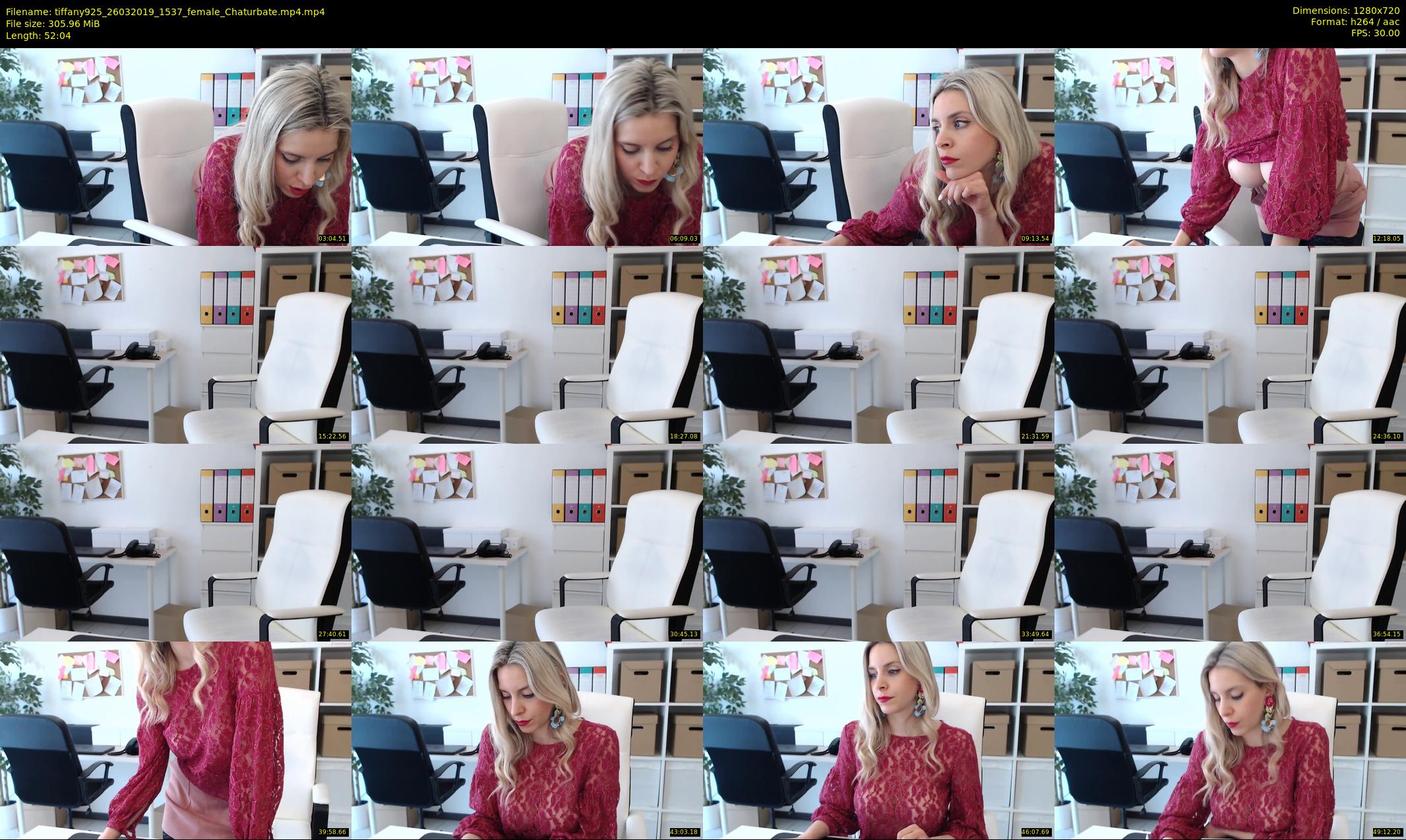 tiffany925 — 53 minute Chaturbate female cam show recording, 720p, Mar 26, 2019