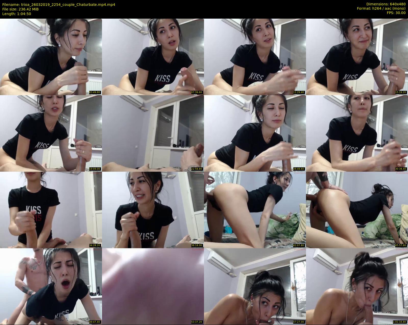 trioa — 65 minute Chaturbate couple cam show recording, 480p, Mar 26, 2019
