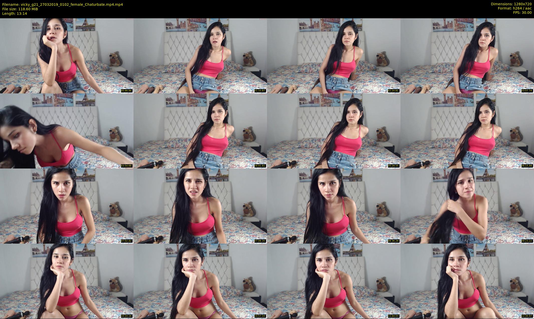 vicky_g21 — 14 minute Chaturbate female cam show recording, 720p, Mar 27, 2019