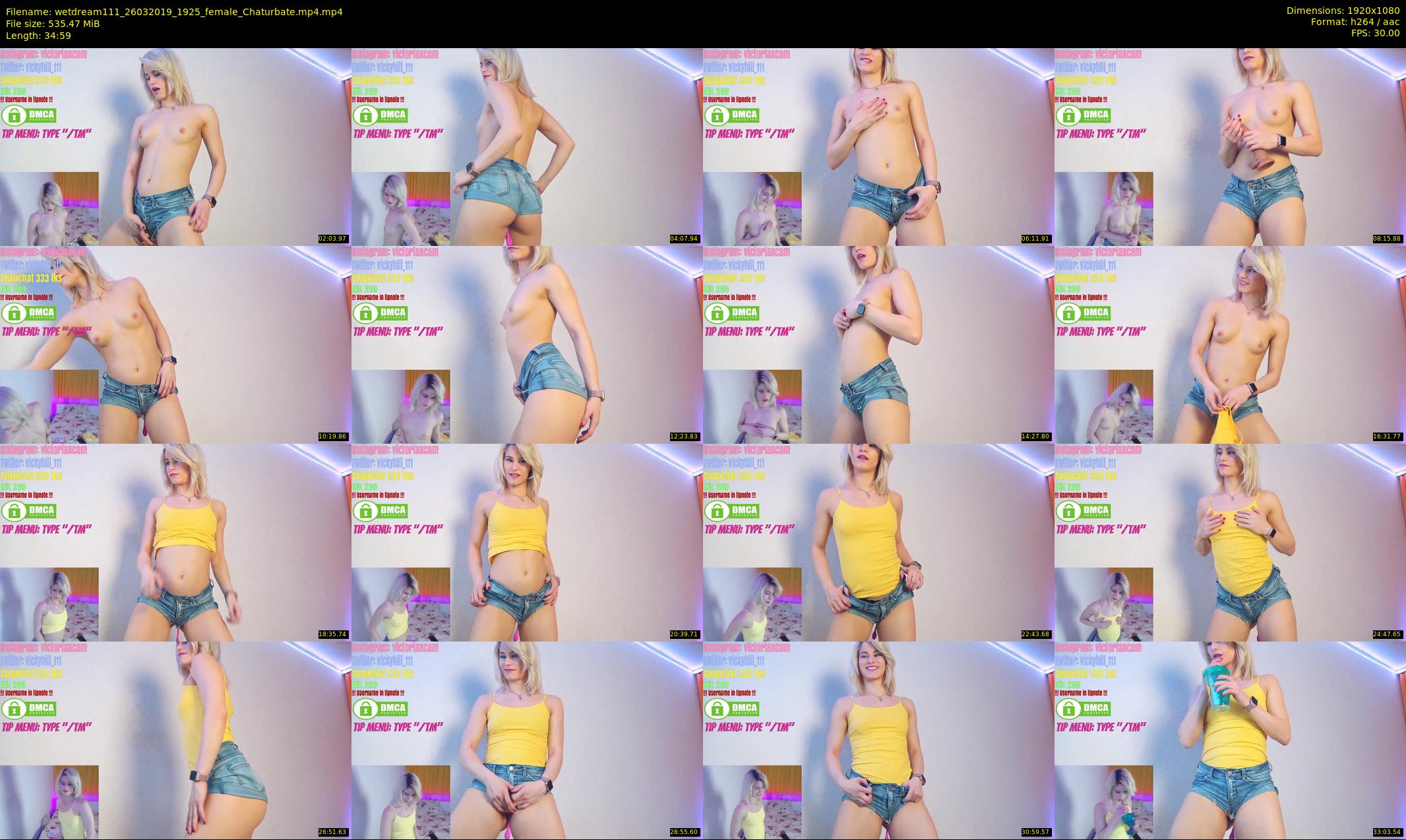 wetdream111 — 35 minute Chaturbate couple cam show recording, 1080p, Mar 26, 2019