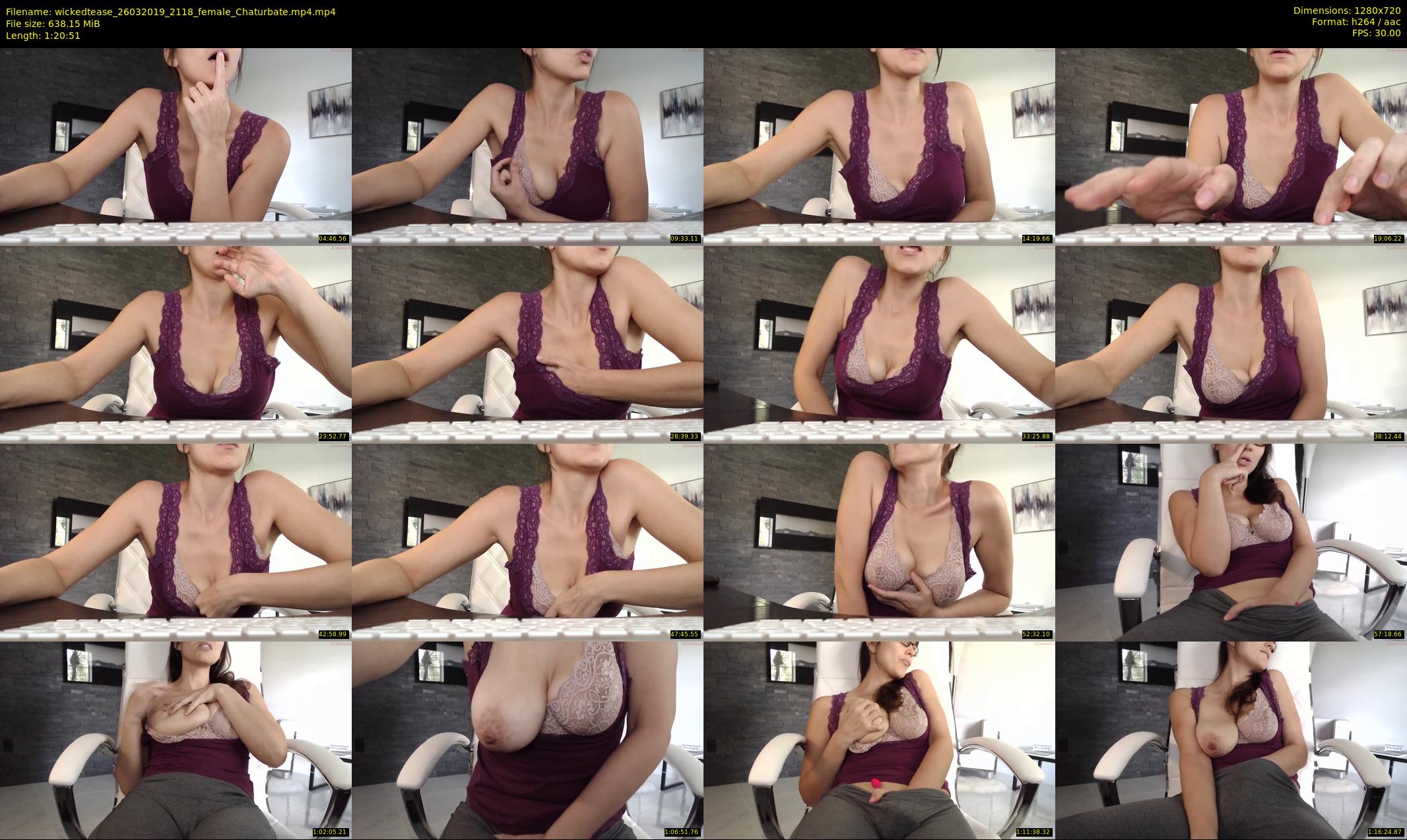 wickedtease — 81 minute Chaturbate female cam show recording, 720p, Mar 26, 2019