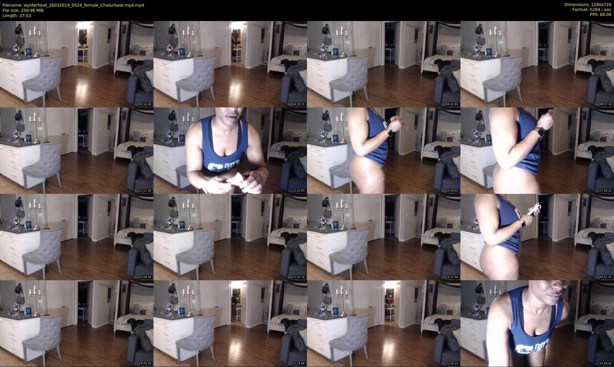 wynterheat — 38 minute Chaturbate female cam show recording, 720p, Mar 26, 2019
