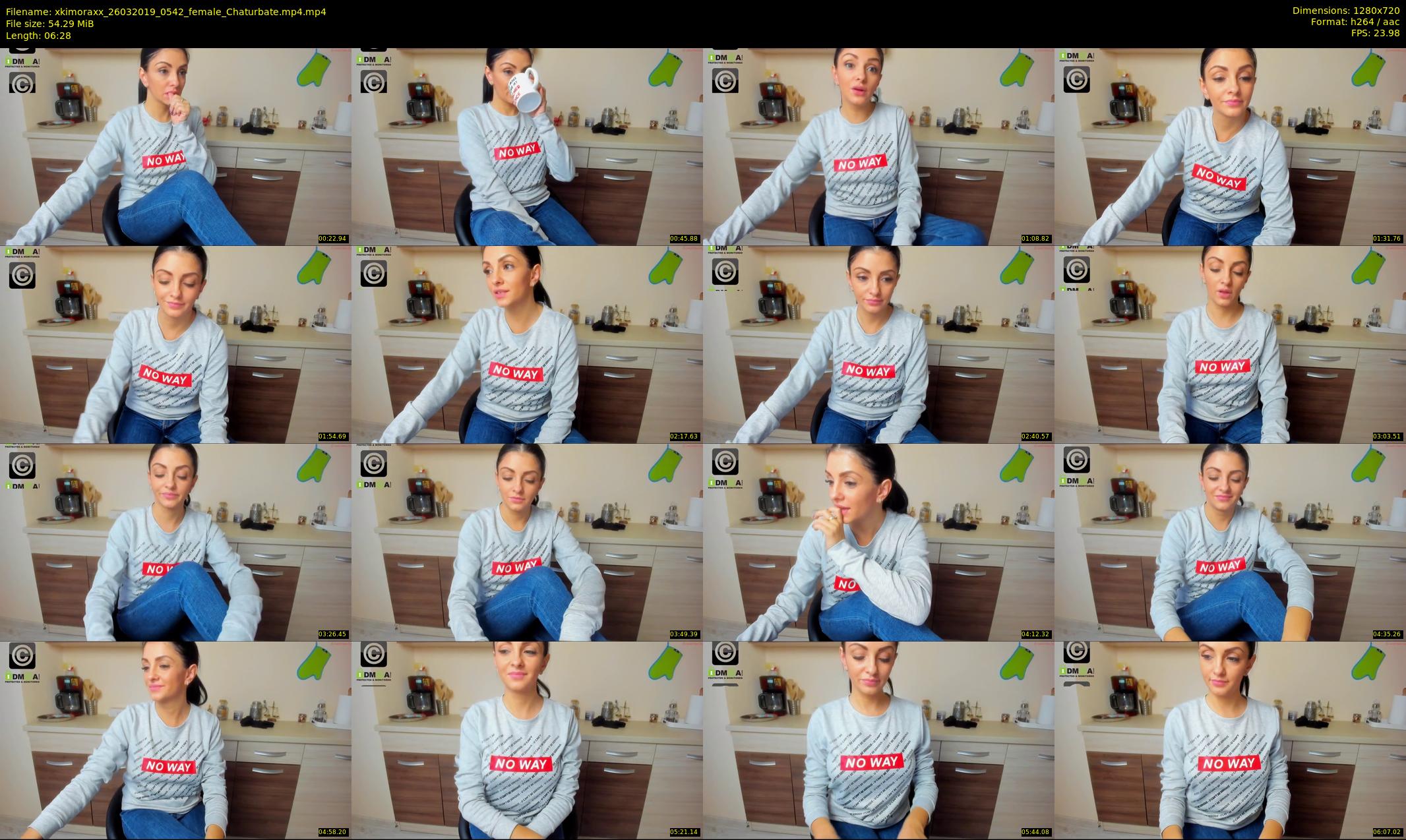 xkimoraxx — 7 minute Chaturbate female cam show recording, 720p, Mar 26, 2019