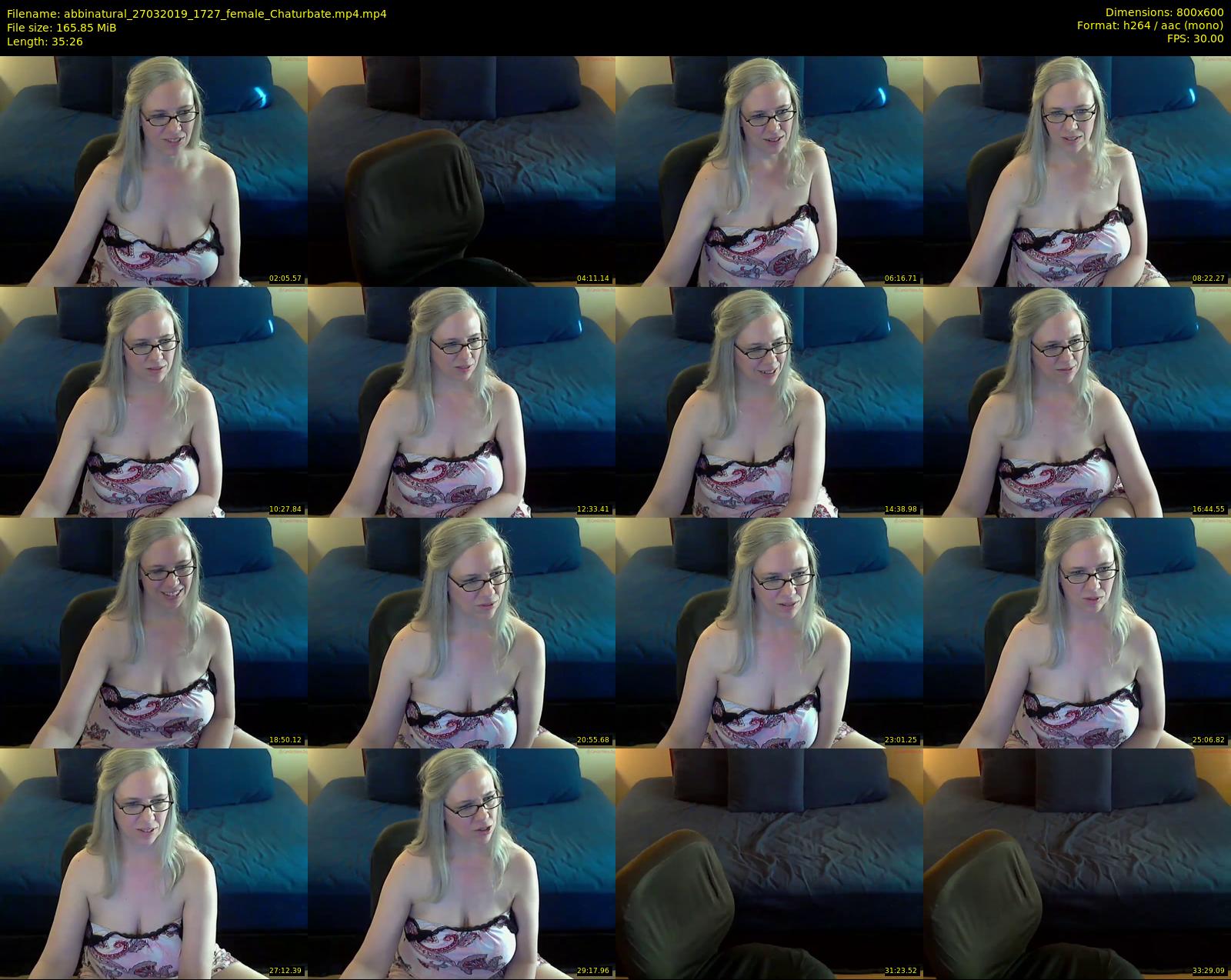 abbinatural — 36 minute Chaturbate female cam show recording, 480p, Mar 27, 2019