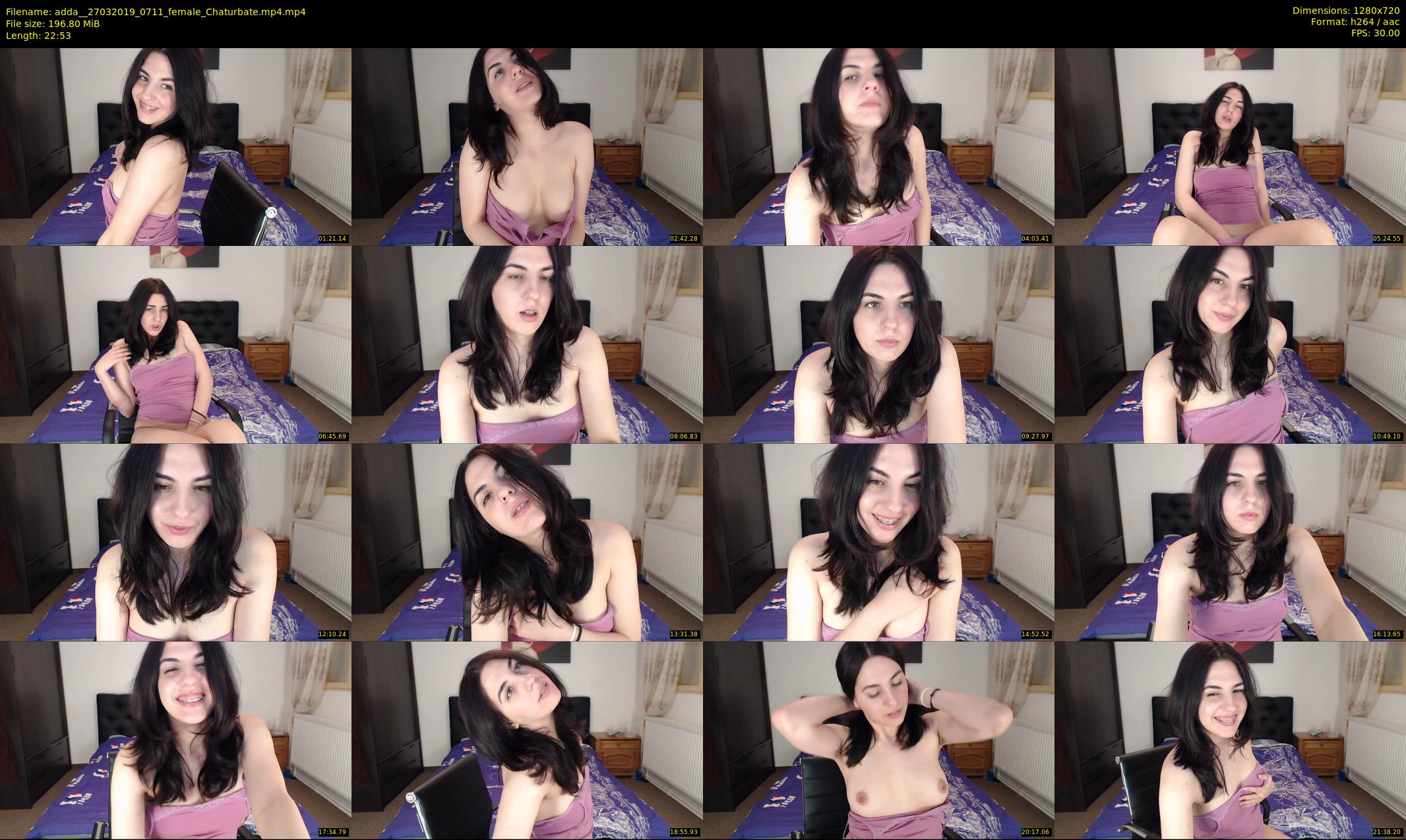 adda_ — 23 minute Chaturbate female cam show recording, 720p, Mar 27, 2019