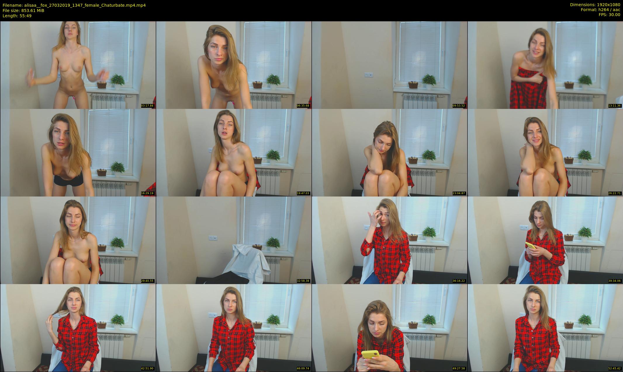 alisaa__fox — 56 minute Chaturbate female cam show recording, 1080p, Mar 27, 2019