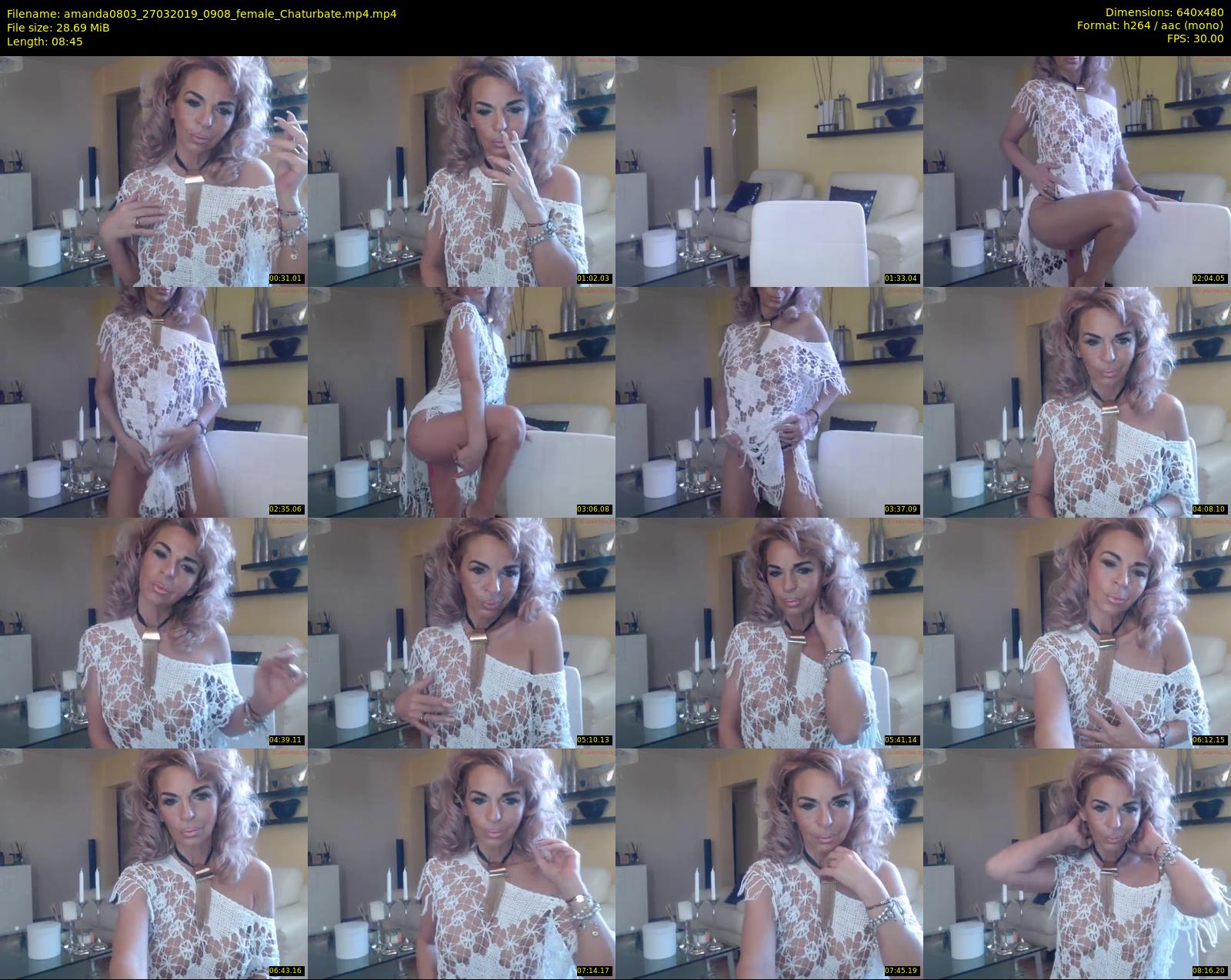 amanda0803 — 9 minute Chaturbate female cam show recording, 480p, Mar 27, 2019