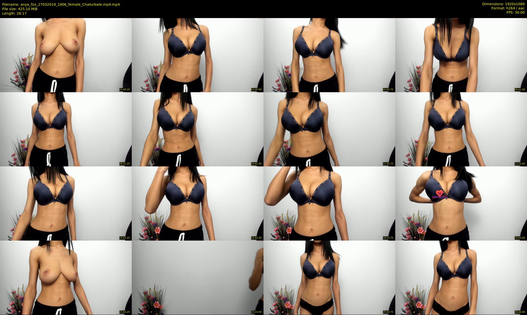 anya_fox — 29 minute Chaturbate female cam show recording, 1080p, Mar 27, 2019