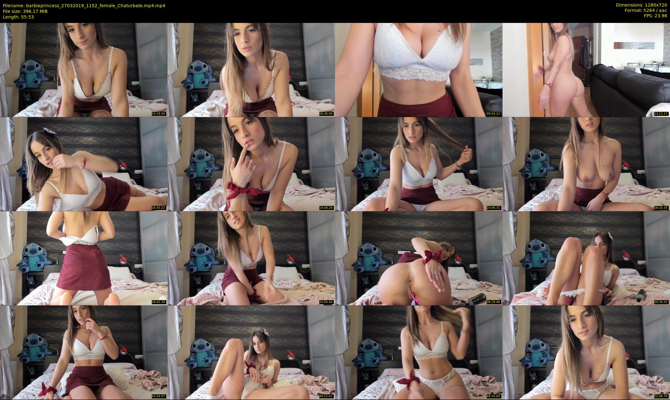 barbieprincess — 56 minute Chaturbate female cam show recording, 720p, Mar 27, 2019