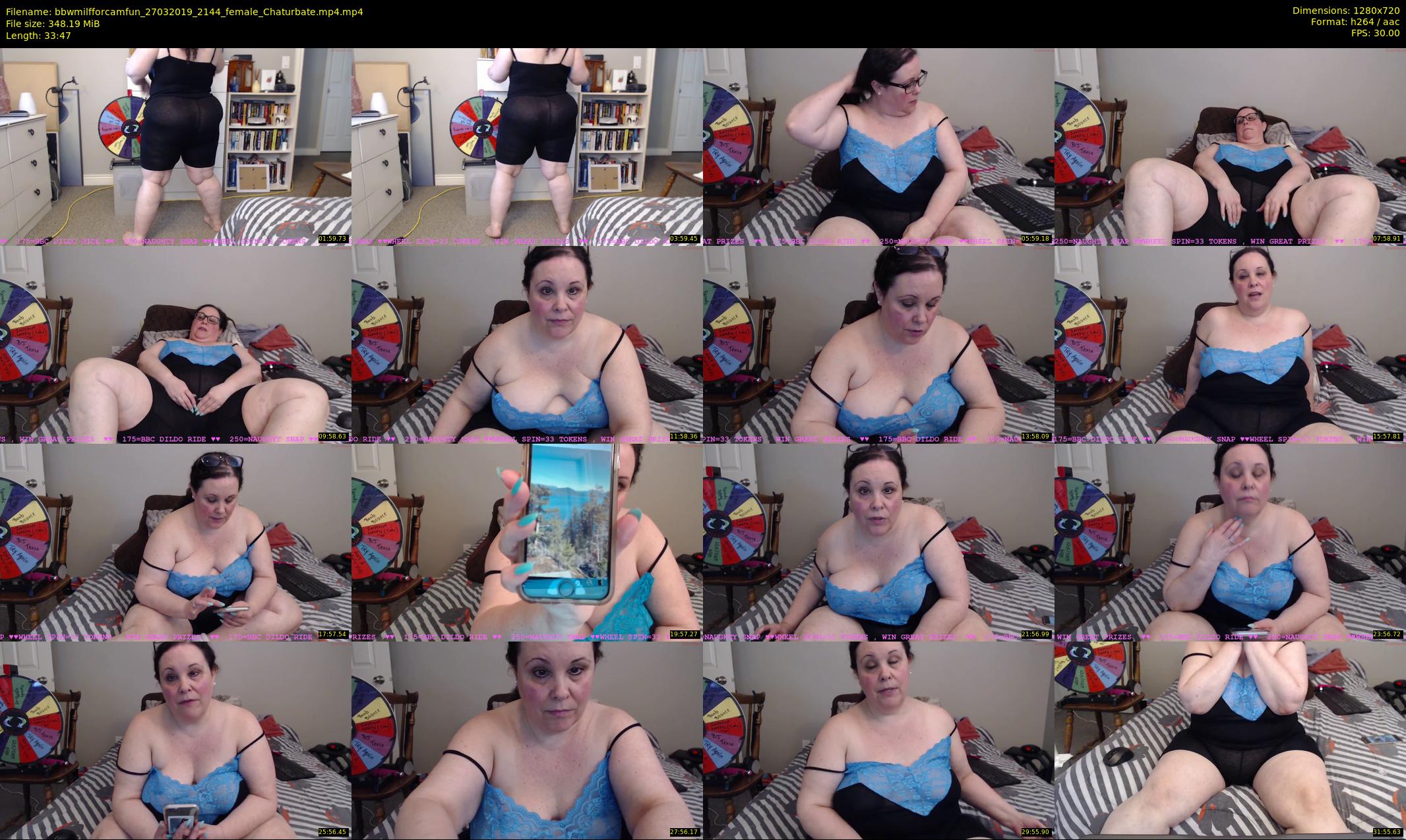 bbwmilfforcamfun — 34 minute Chaturbate female cam show recording, 720p, Mar 27, 2019