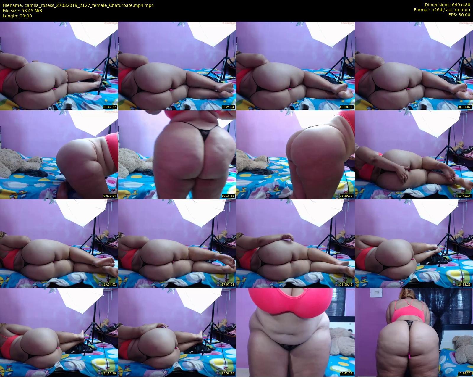 camila_rosess — 29 minute Chaturbate female cam show recording, 480p, Mar 27, 2019