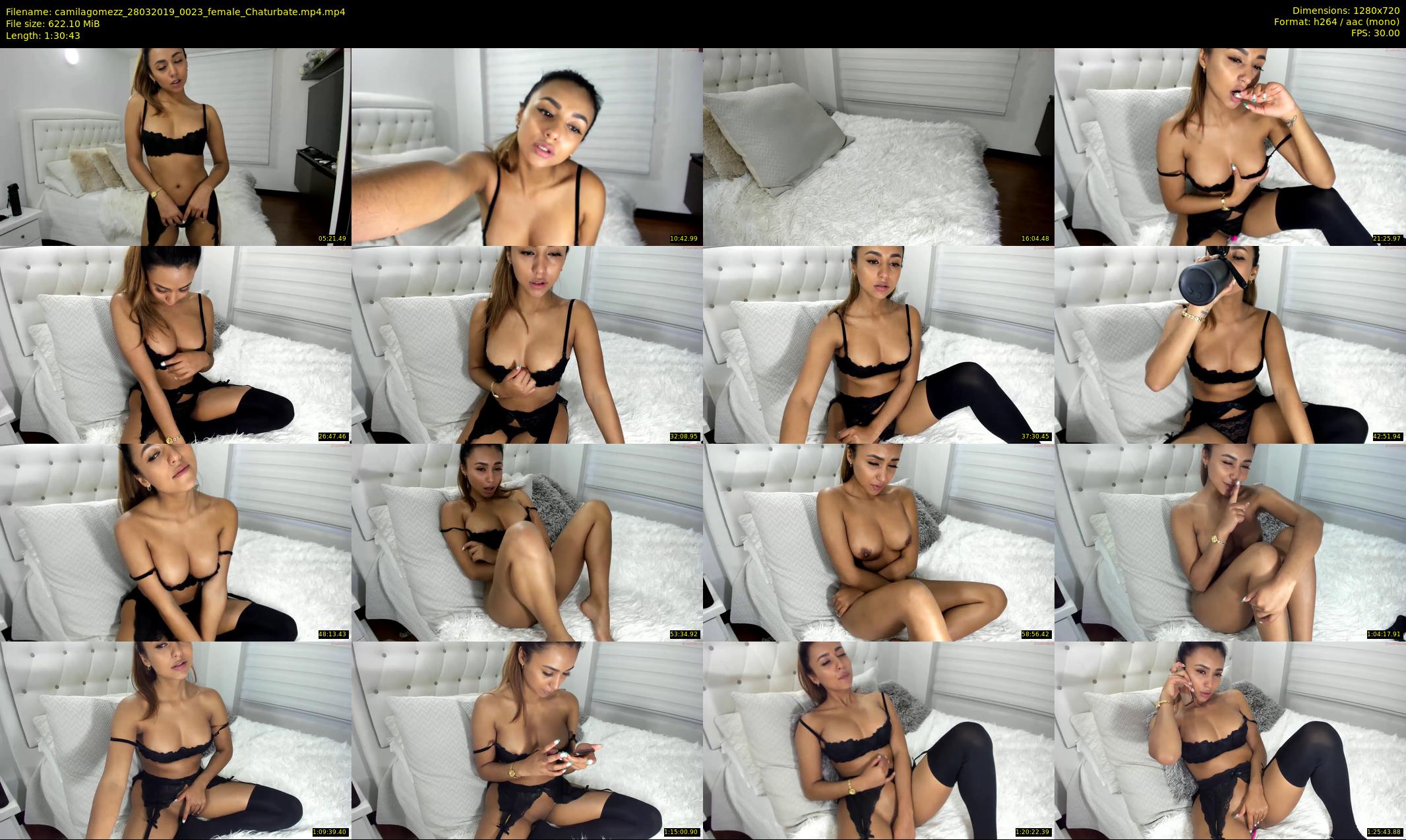 camilagomezz — 91 minute Chaturbate female cam show recording, 720p, Mar 28, 2019