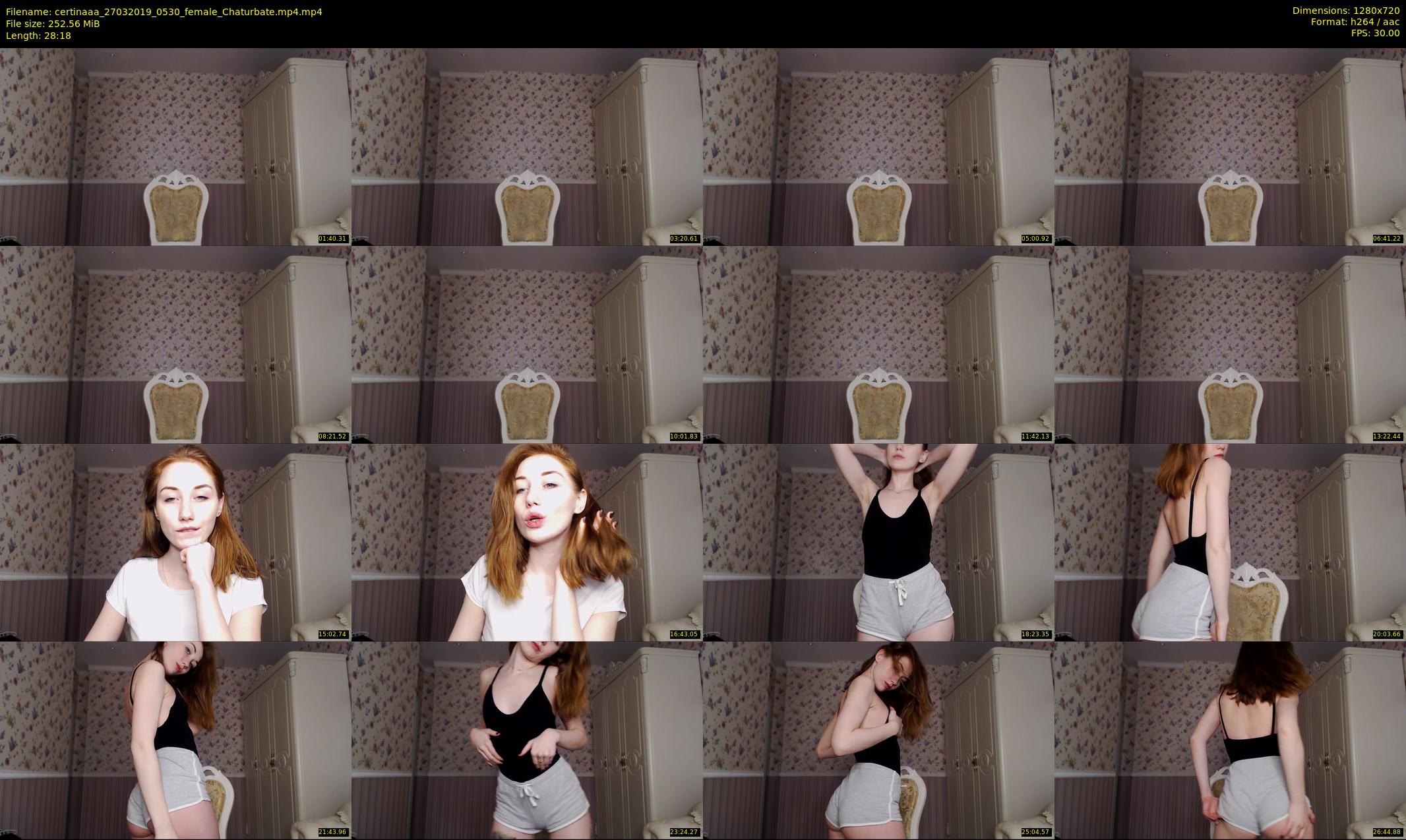 certinaaa — 29 minute Chaturbate female cam show recording, 720p, Mar 27, 2019