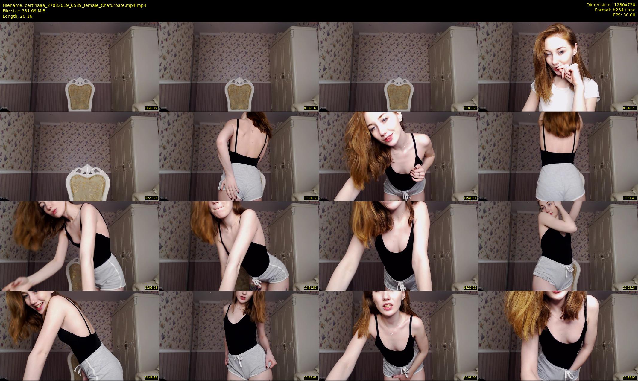 certinaaa — 29 minute Chaturbate female cam show recording, 720p, Mar 27, 2019