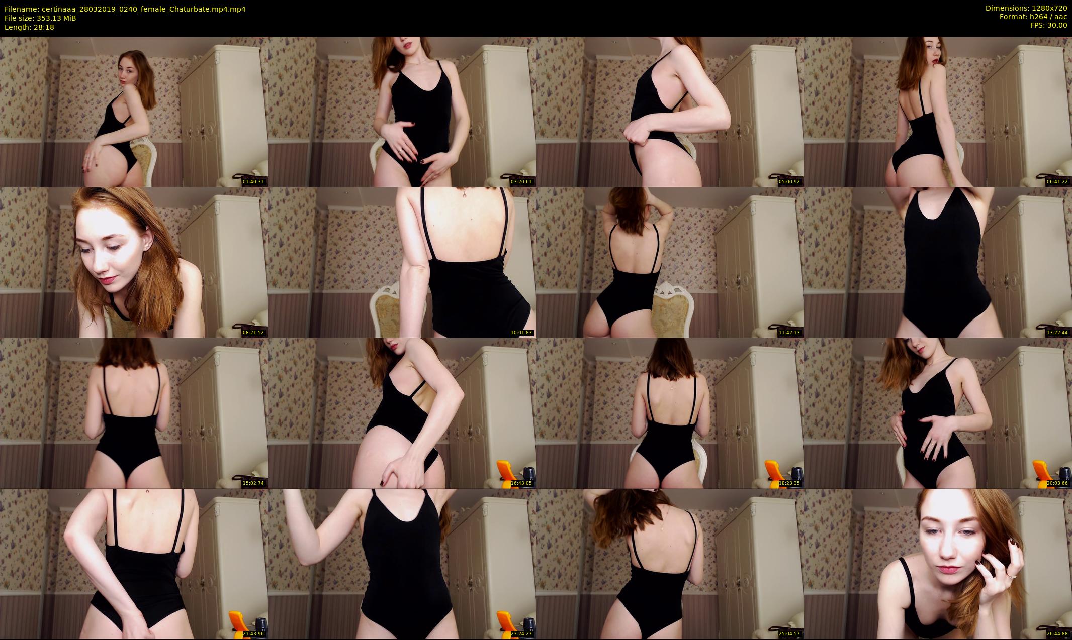 certinaaa — 29 minute Chaturbate female cam show recording, 720p, Mar 28, 2019
