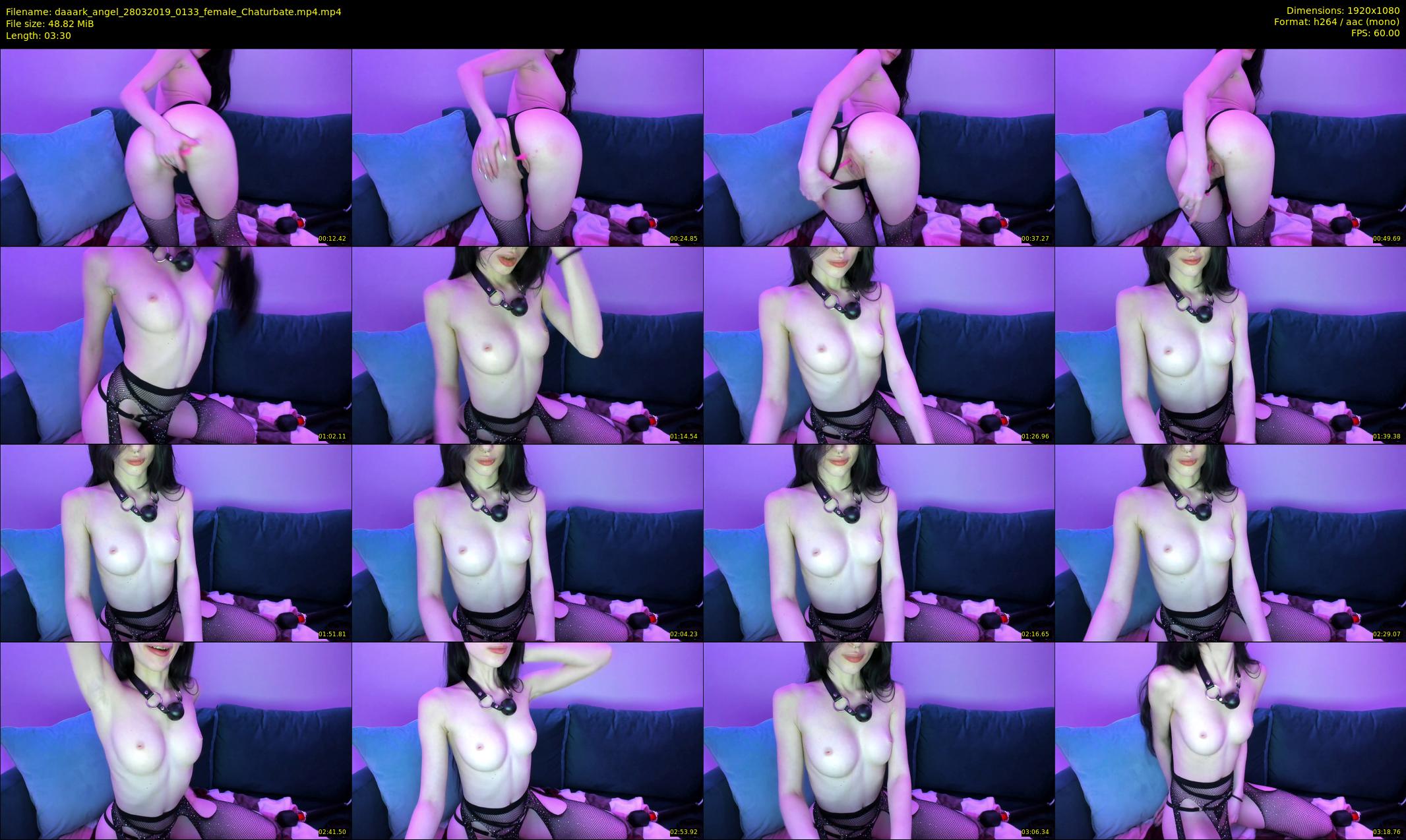 daaark_angel — 4 minute Chaturbate female cam show recording, 1080p, Mar 28, 2019