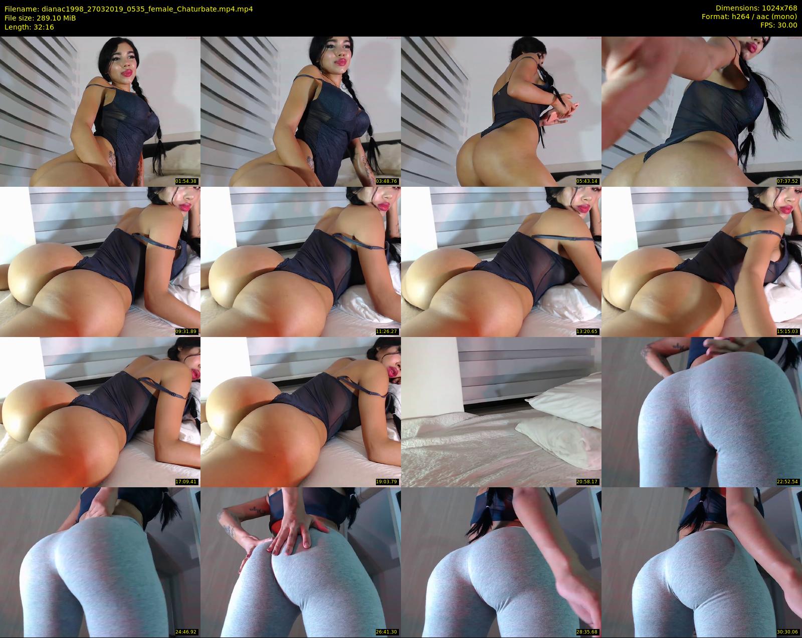 dianac1998 — 33 minute Chaturbate female cam show recording, 720p, Mar 27, 2019