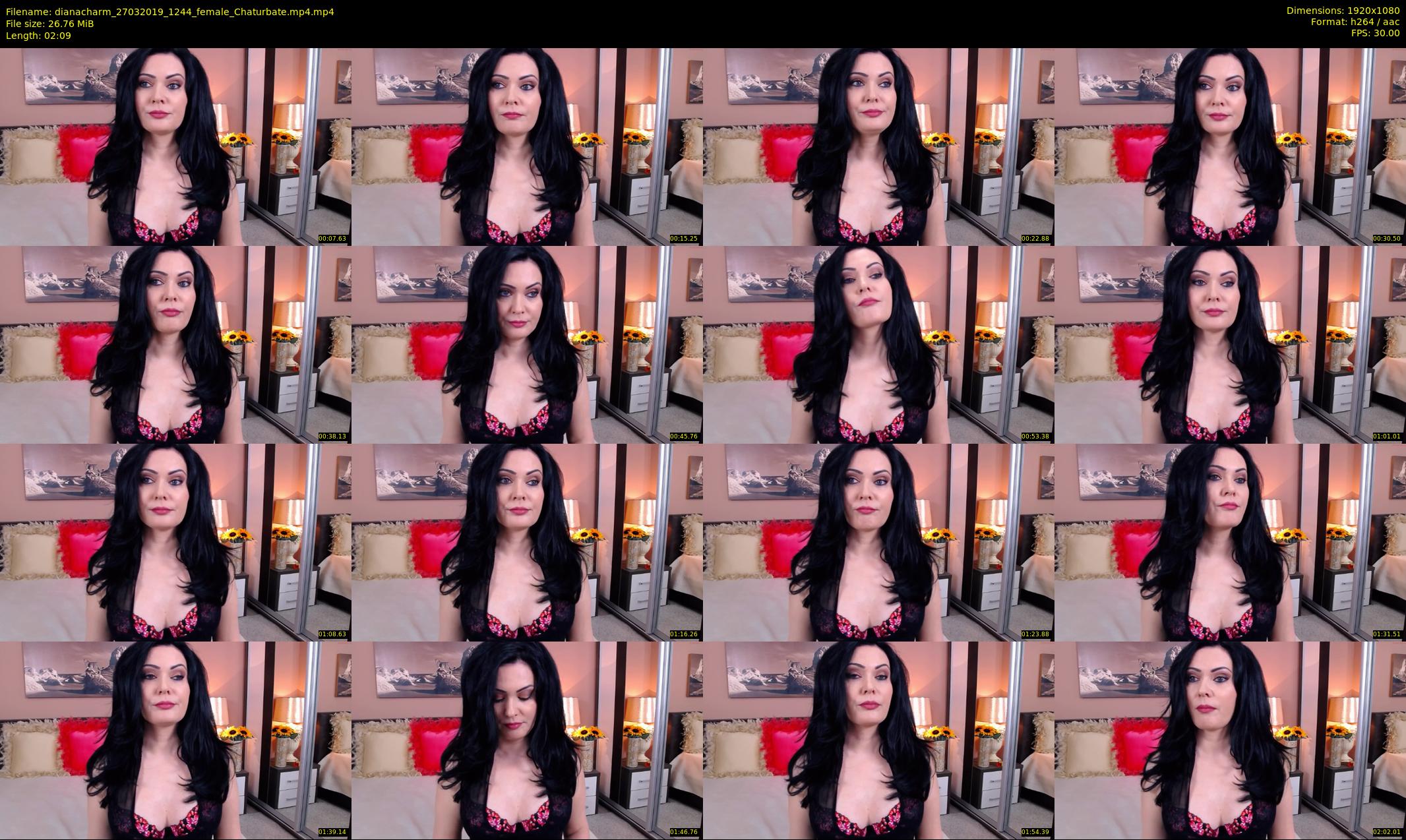 dianacharm — 3 minute Chaturbate female cam show recording, 1080p, Mar 27, 2019